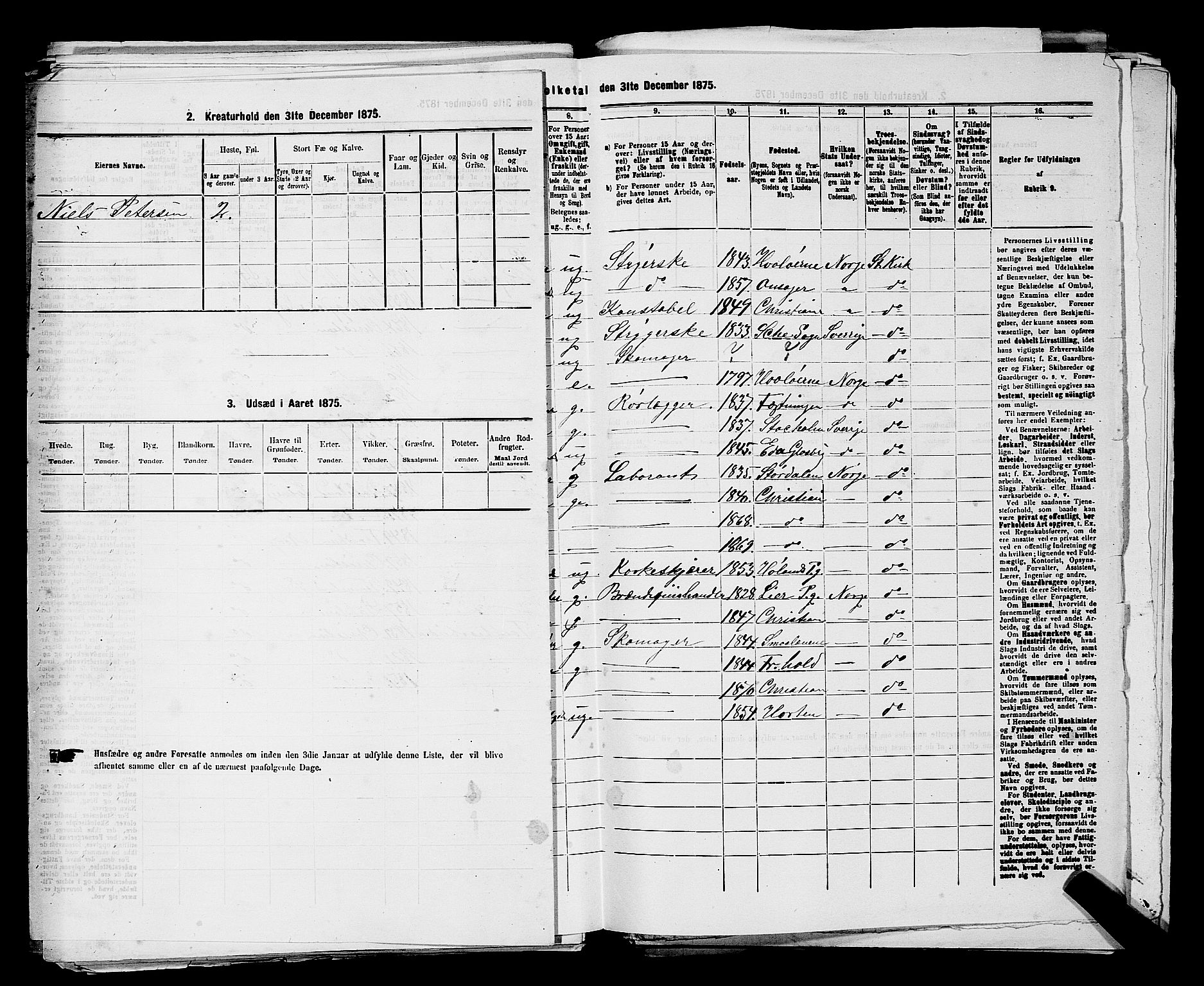 RA, 1875 census for 0301 Kristiania, 1875, p. 344