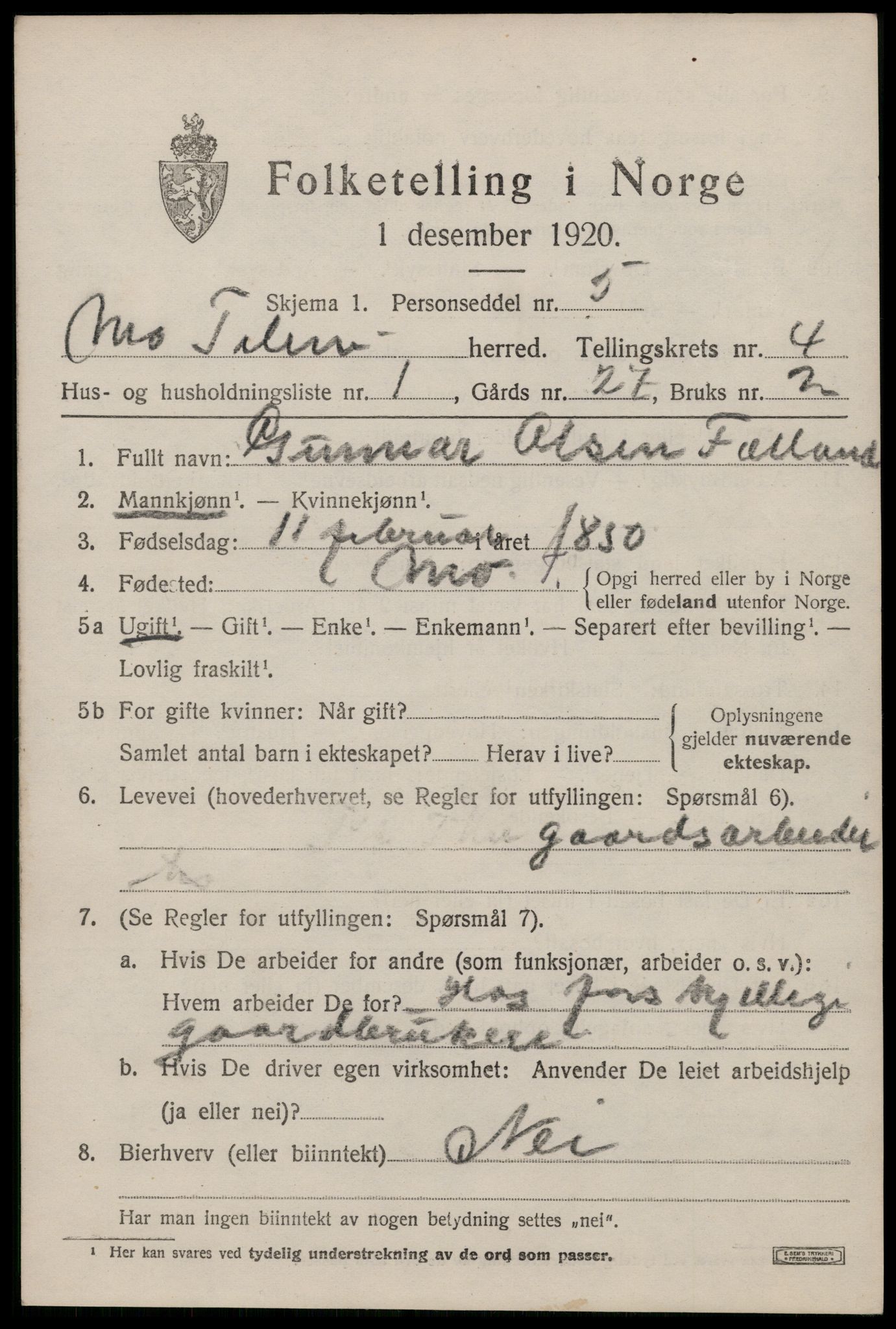 SAKO, 1920 census for Mo, 1920, p. 1656