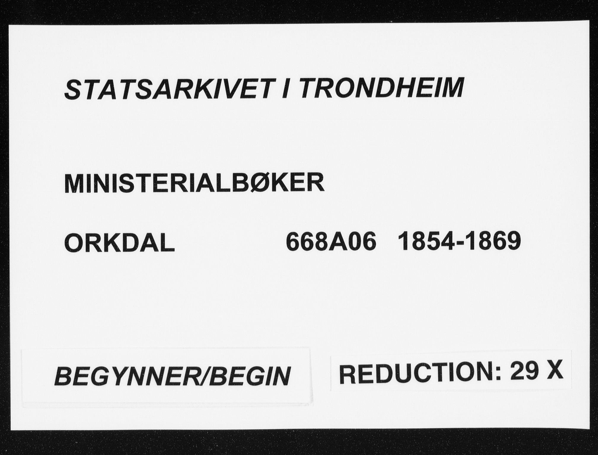 Ministerialprotokoller, klokkerbøker og fødselsregistre - Sør-Trøndelag, SAT/A-1456/668/L0806: Parish register (official) no. 668A06, 1854-1869