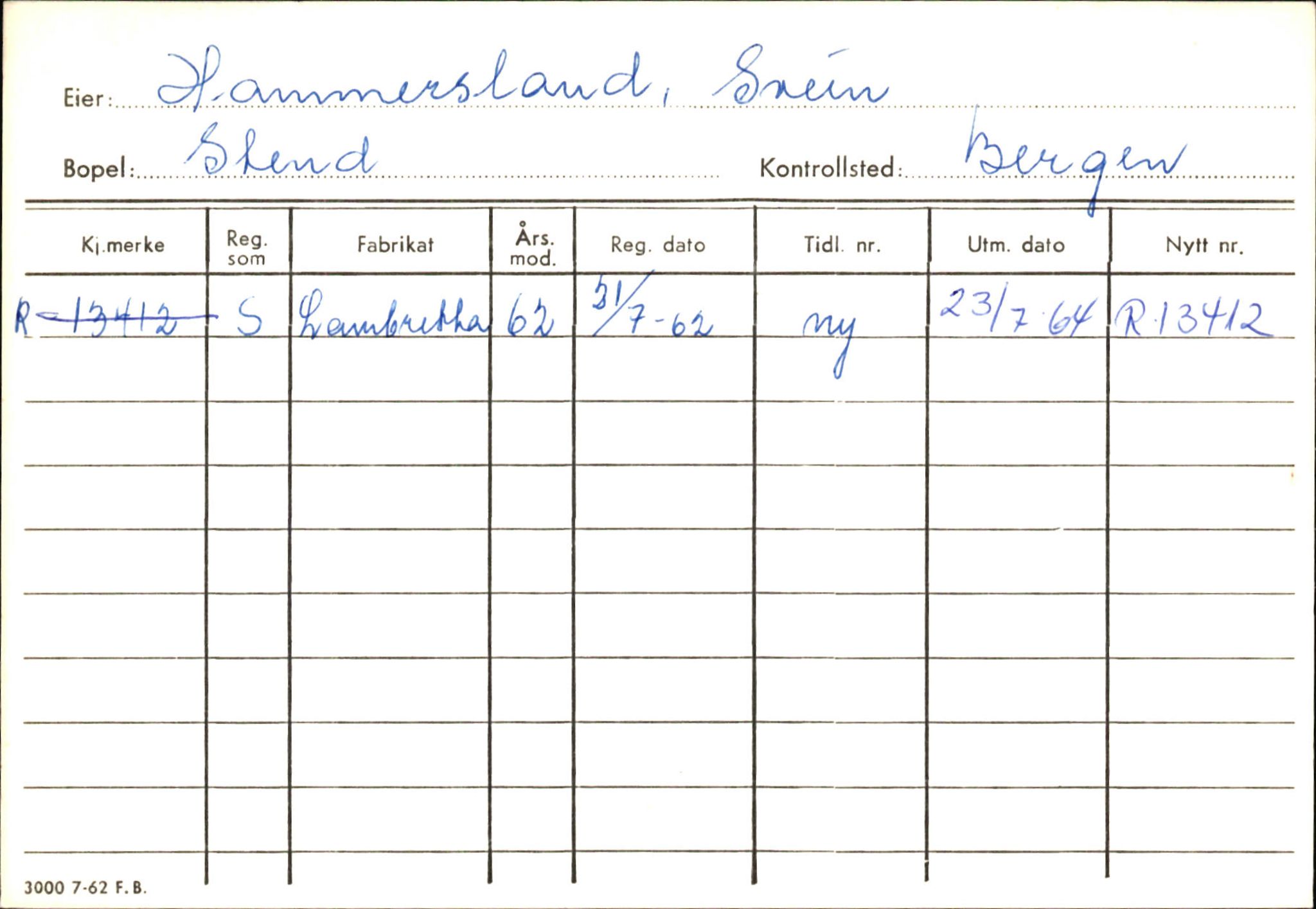 Statens vegvesen, Hordaland vegkontor, SAB/A-5201/2/Ha/L0018: R-eierkort H, 1920-1971, p. 554