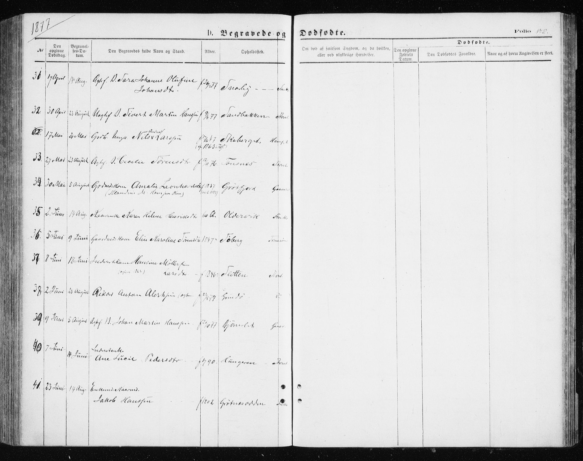 Tromsøysund sokneprestkontor, SATØ/S-1304/G/Ga/L0003kirke: Parish register (official) no. 3, 1875-1880, p. 178