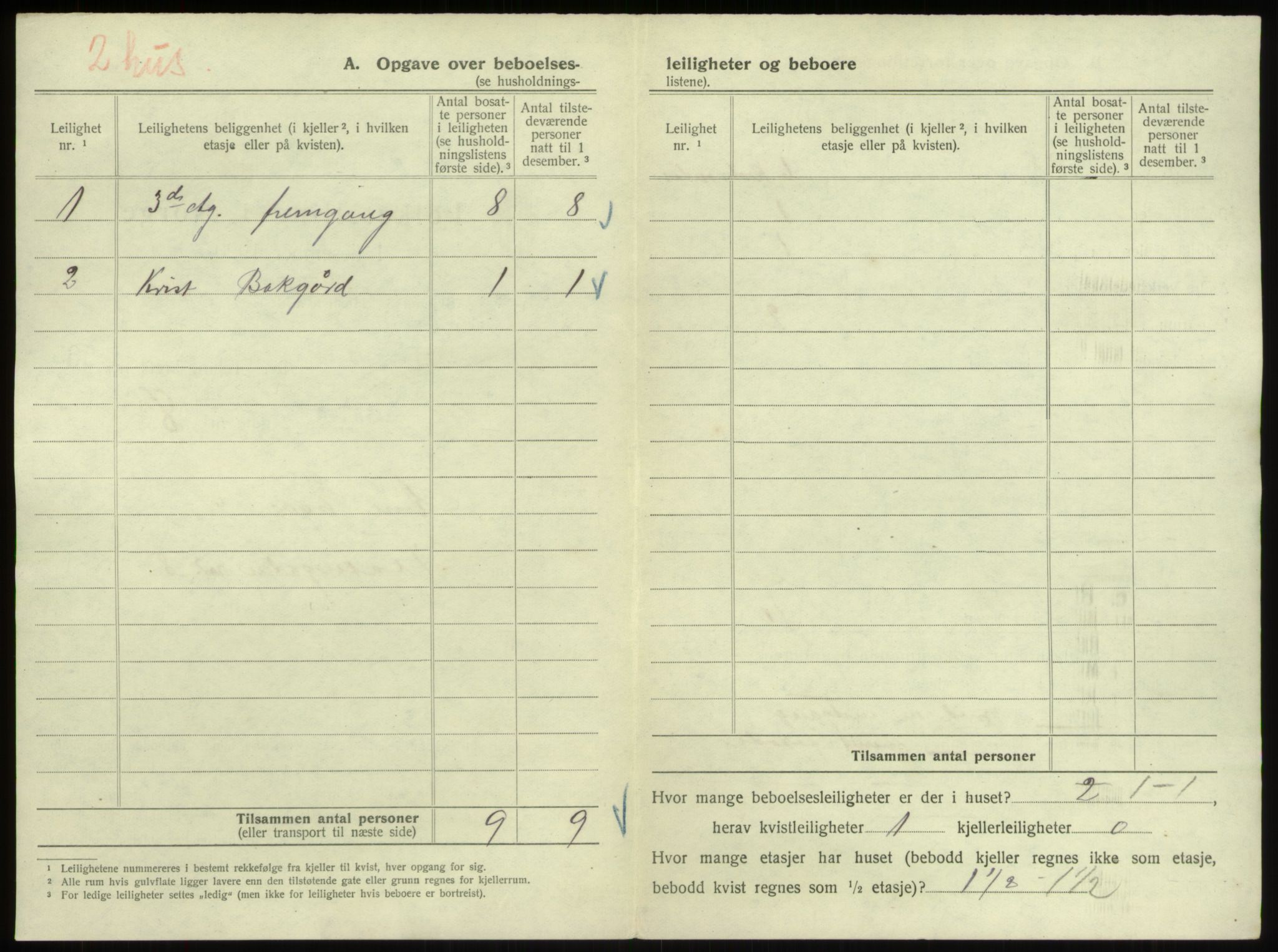 SAB, 1920 census for Bergen, 1920, p. 5187