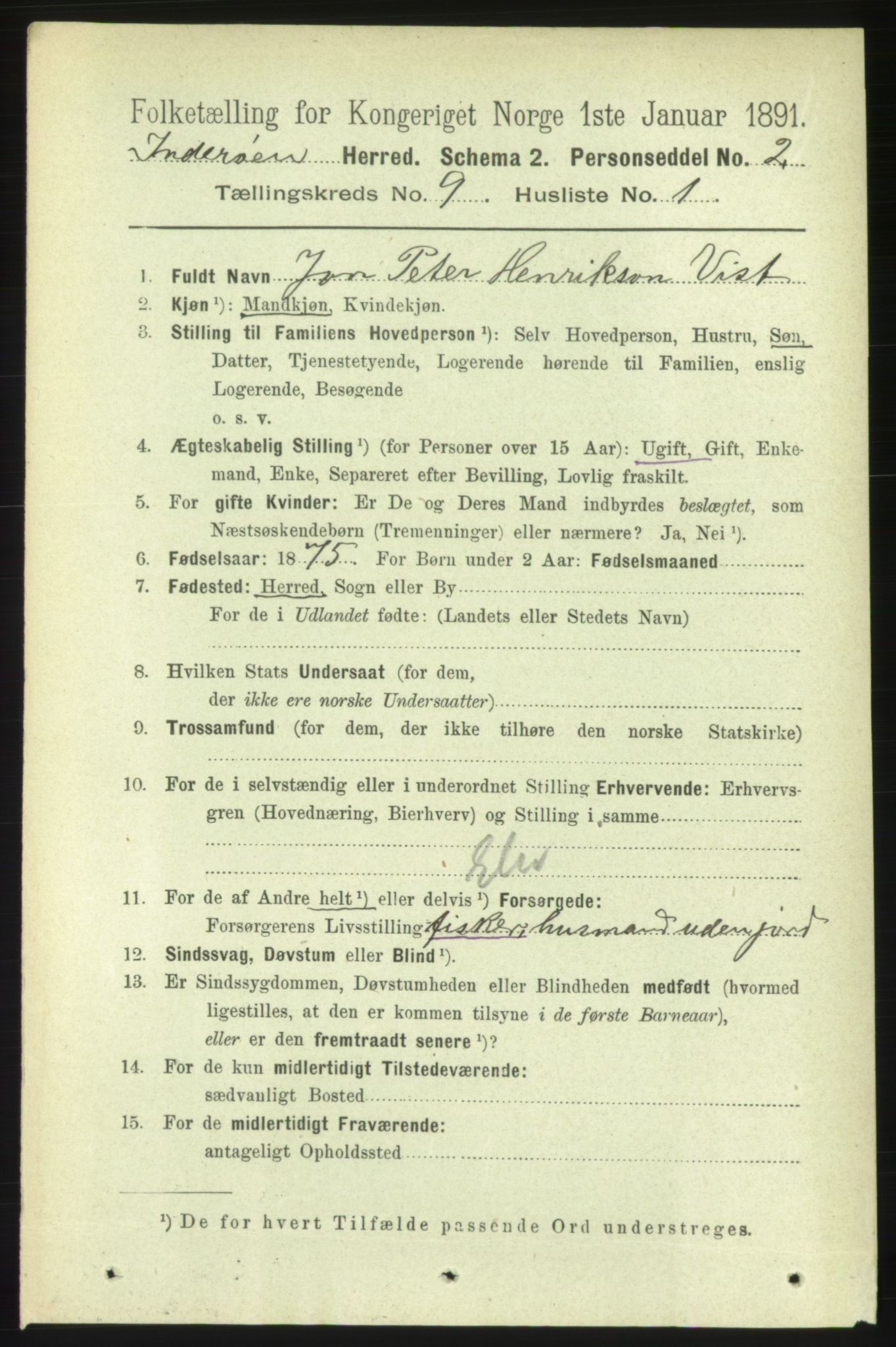 RA, 1891 census for 1729 Inderøy, 1891, p. 5176