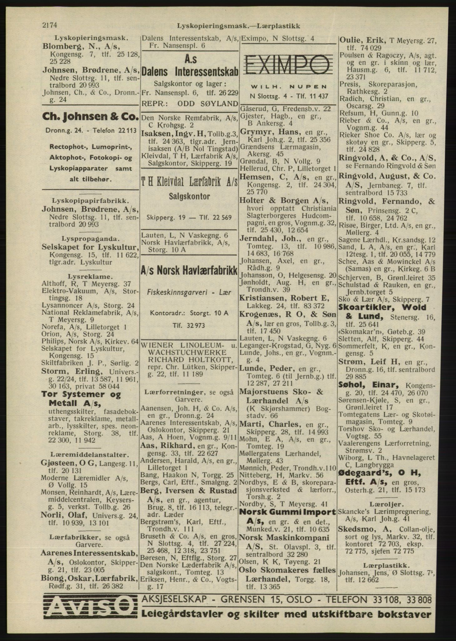 Kristiania/Oslo adressebok, PUBL/-, 1945, p. 2090