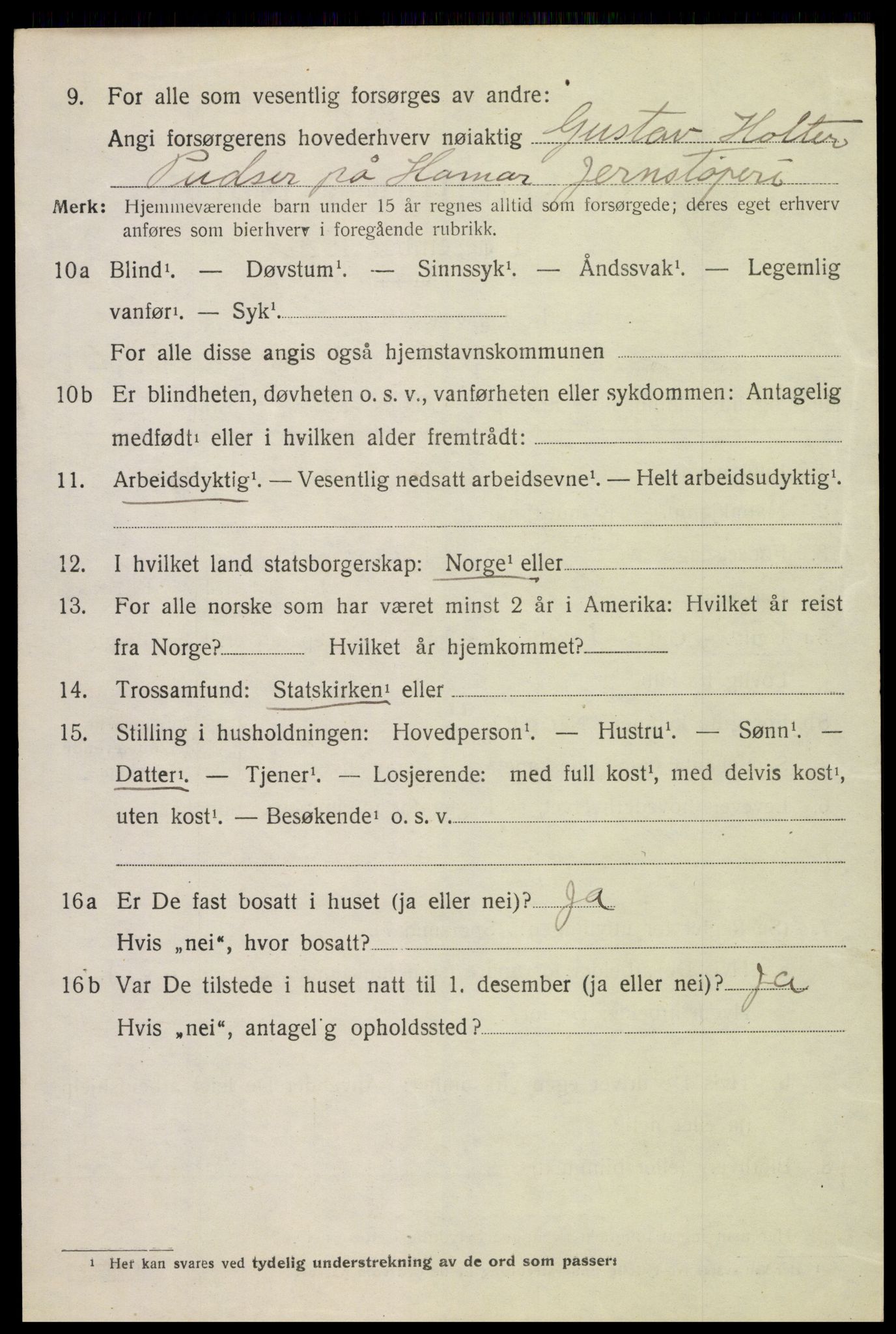 SAH, 1920 census for Løten, 1920, p. 13774