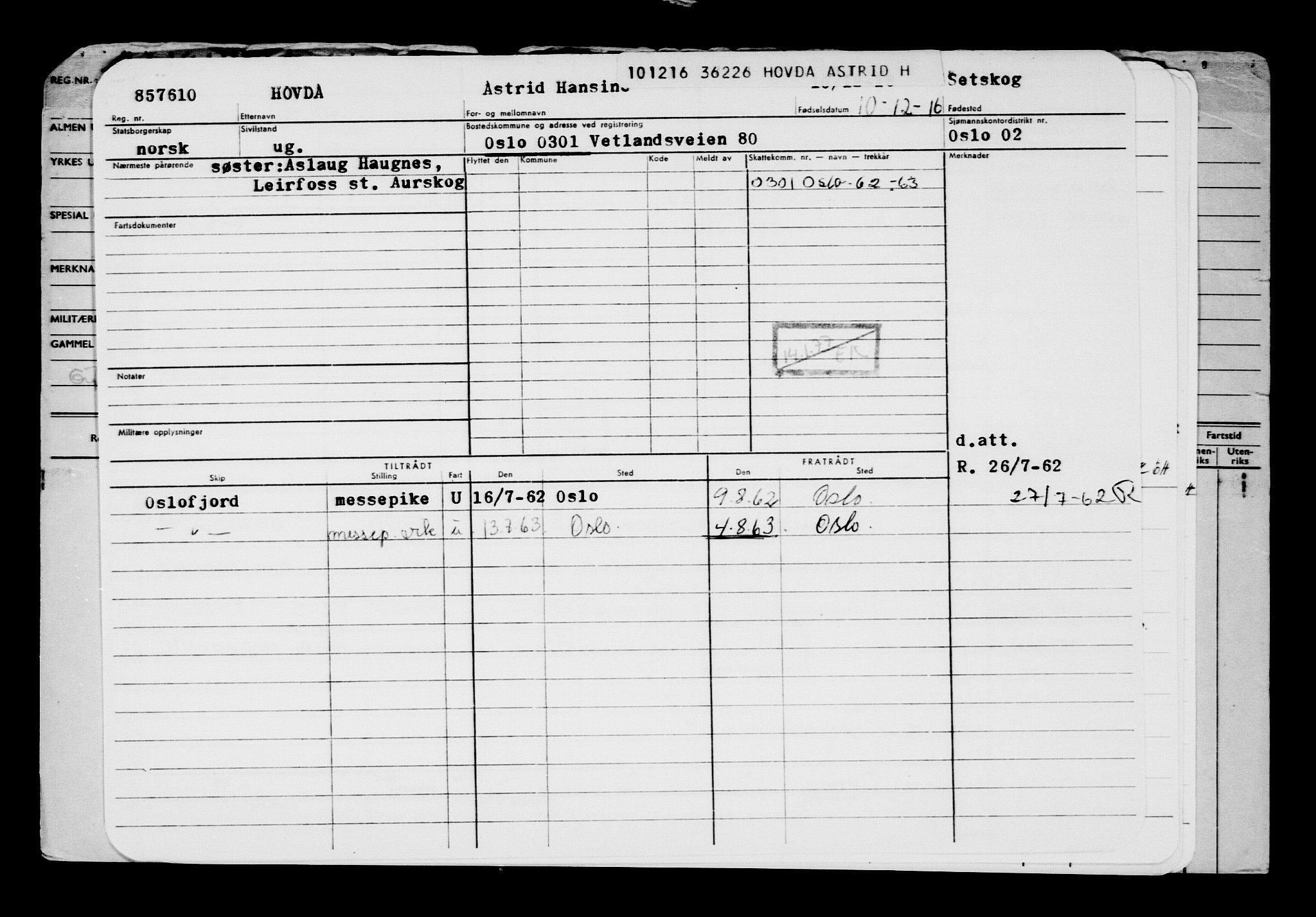 Direktoratet for sjømenn, AV/RA-S-3545/G/Gb/L0144: Hovedkort, 1916, p. 389