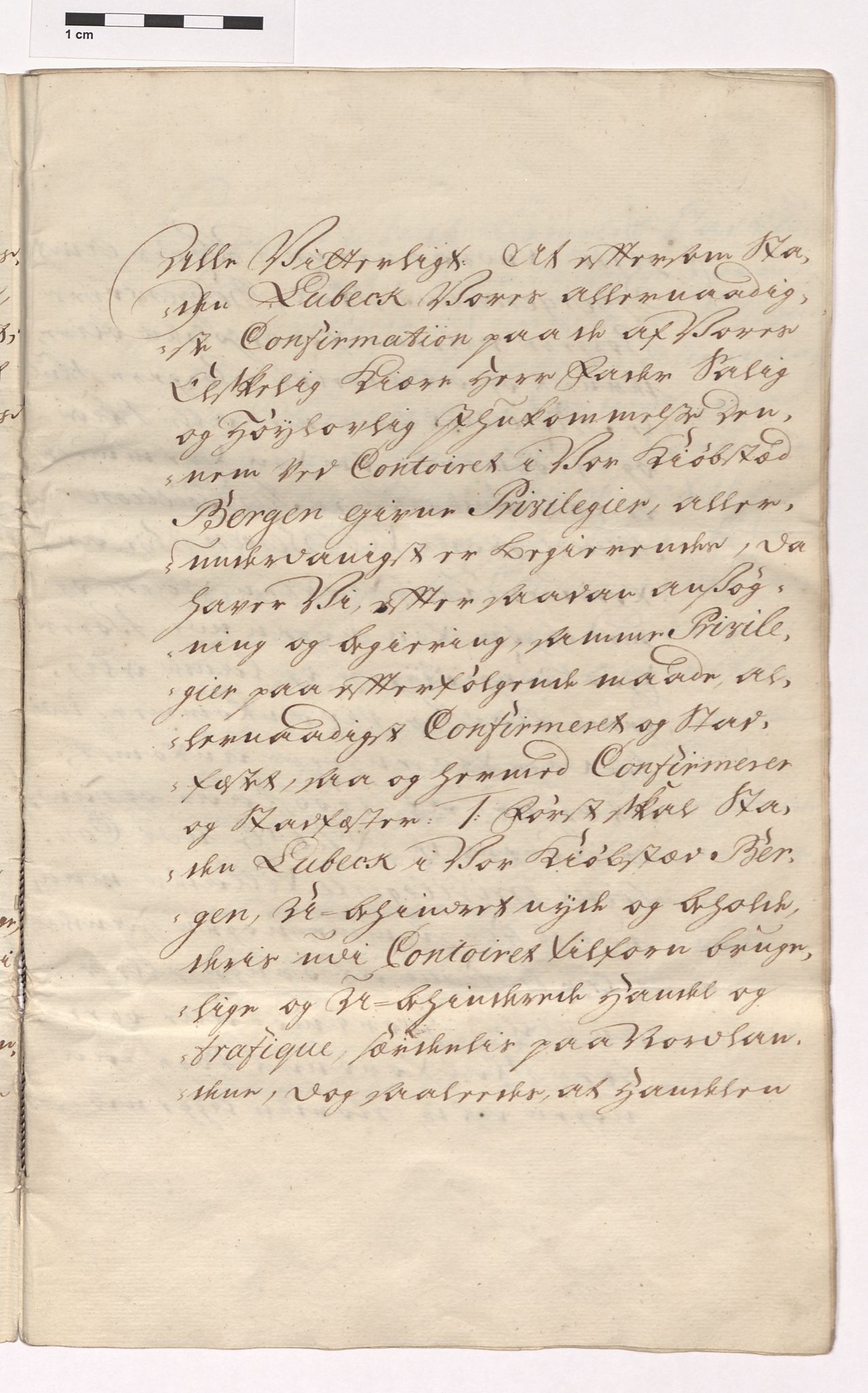 07.1 Urkunden, 3 Auswärtige Beziehungen (Externa), AHL/-/21: Norwegen (Norvagica); Kontor zu Bergen, 1247-1747, p. 1206