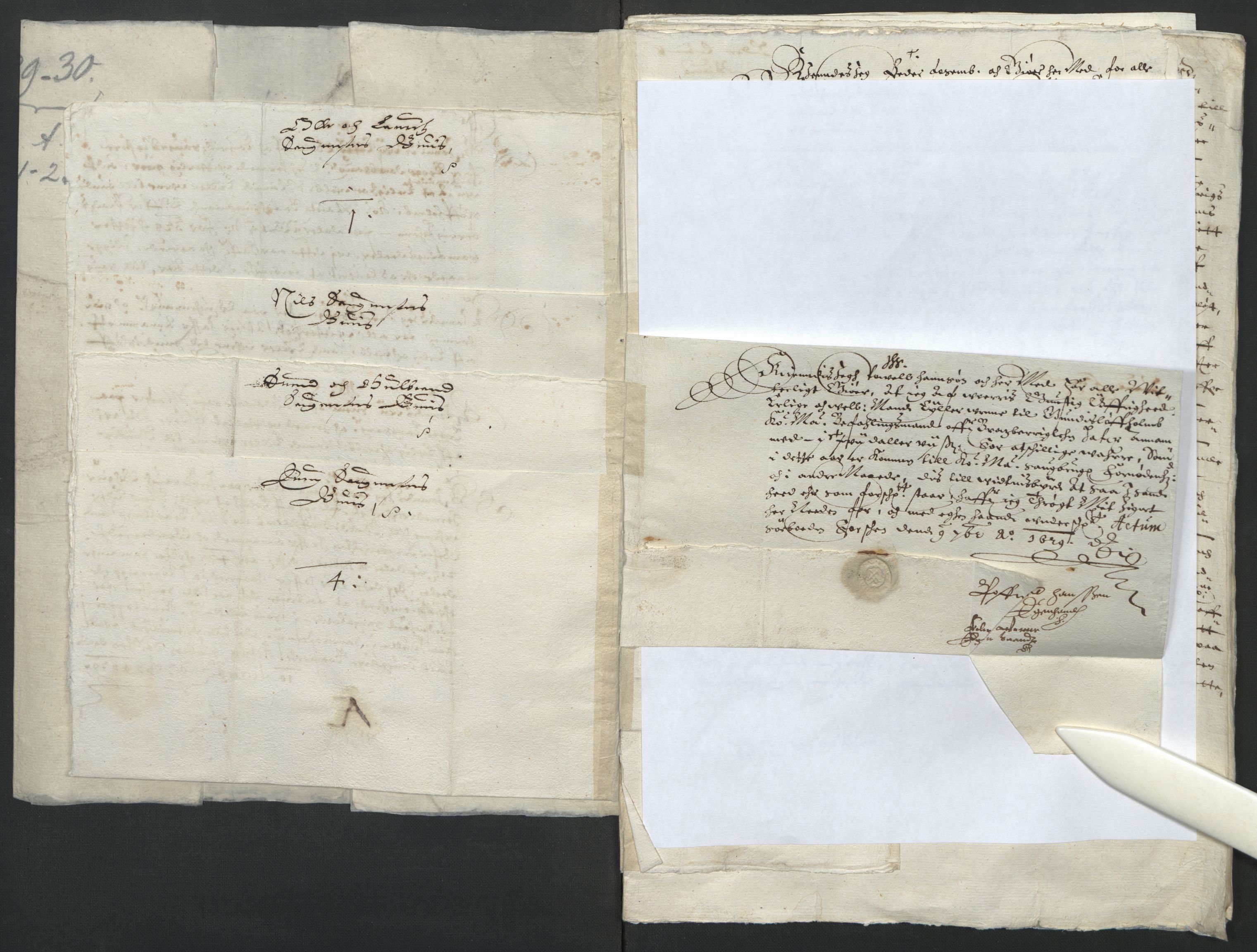 Rentekammeret inntil 1814, Reviderte regnskaper, Lensregnskaper, AV/RA-EA-5023/R/Rb/Rbp/L0013: Bratsberg len, 1628-1630