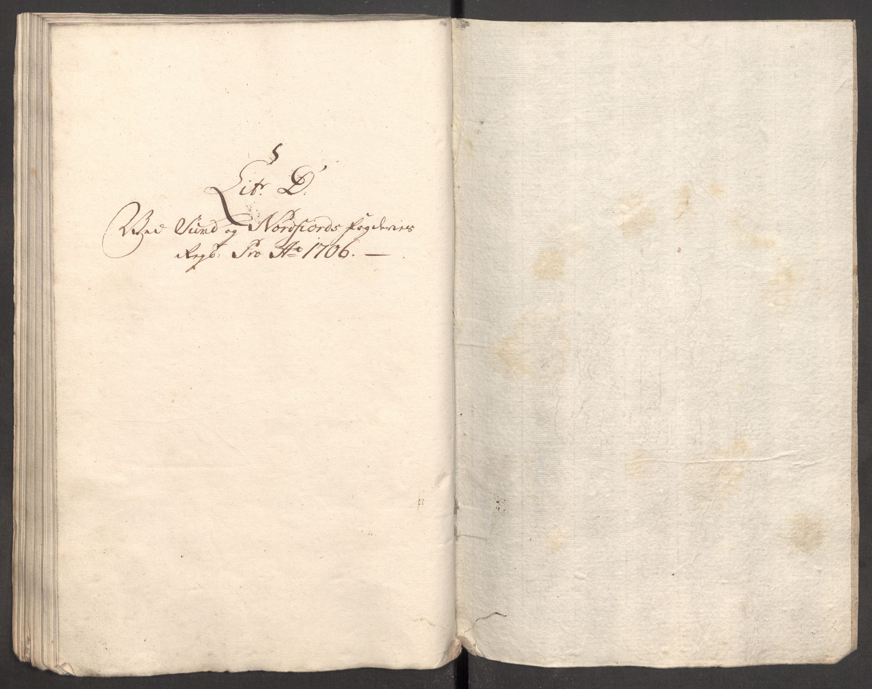 Rentekammeret inntil 1814, Reviderte regnskaper, Fogderegnskap, RA/EA-4092/R53/L3430: Fogderegnskap Sunn- og Nordfjord, 1706-1707, p. 139