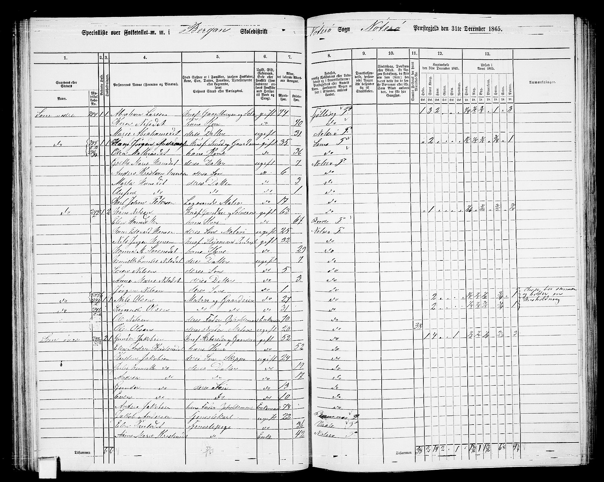 RA, 1865 census for Nøtterøy, 1865, p. 87