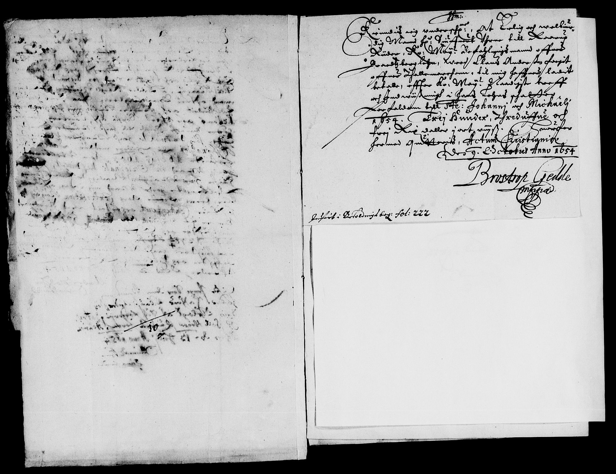 Rentekammeret inntil 1814, Reviderte regnskaper, Lensregnskaper, AV/RA-EA-5023/R/Rb/Rbp/L0040: Bratsberg len, 1653-1655