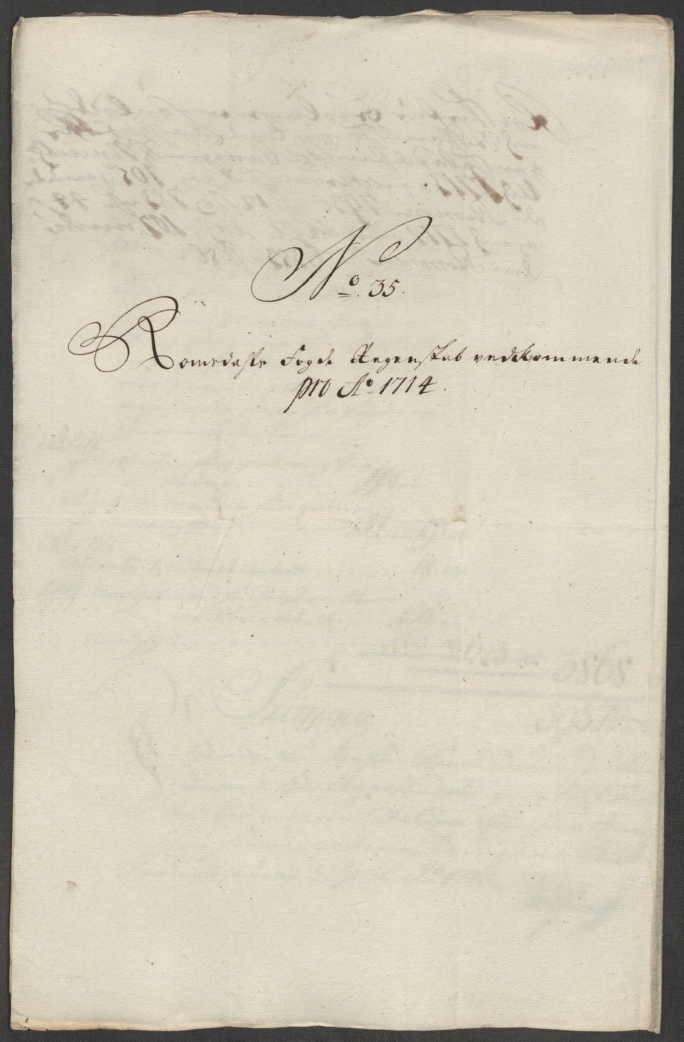 Rentekammeret inntil 1814, Reviderte regnskaper, Fogderegnskap, AV/RA-EA-4092/R55/L3662: Fogderegnskap Romsdal, 1713-1714, p. 471