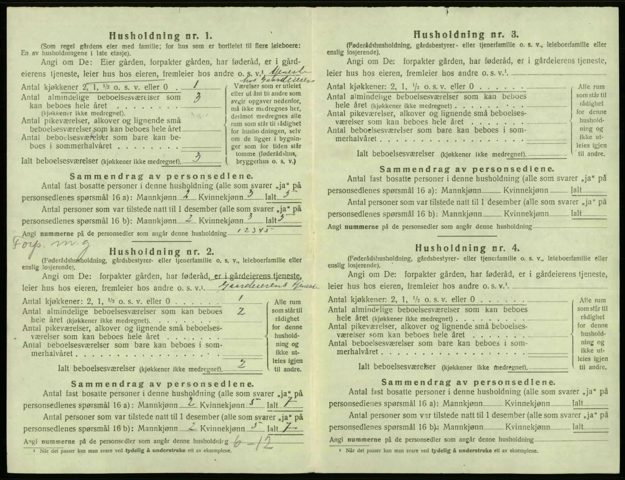 SAB, 1920 census for Laksevåg, 1920, p. 45