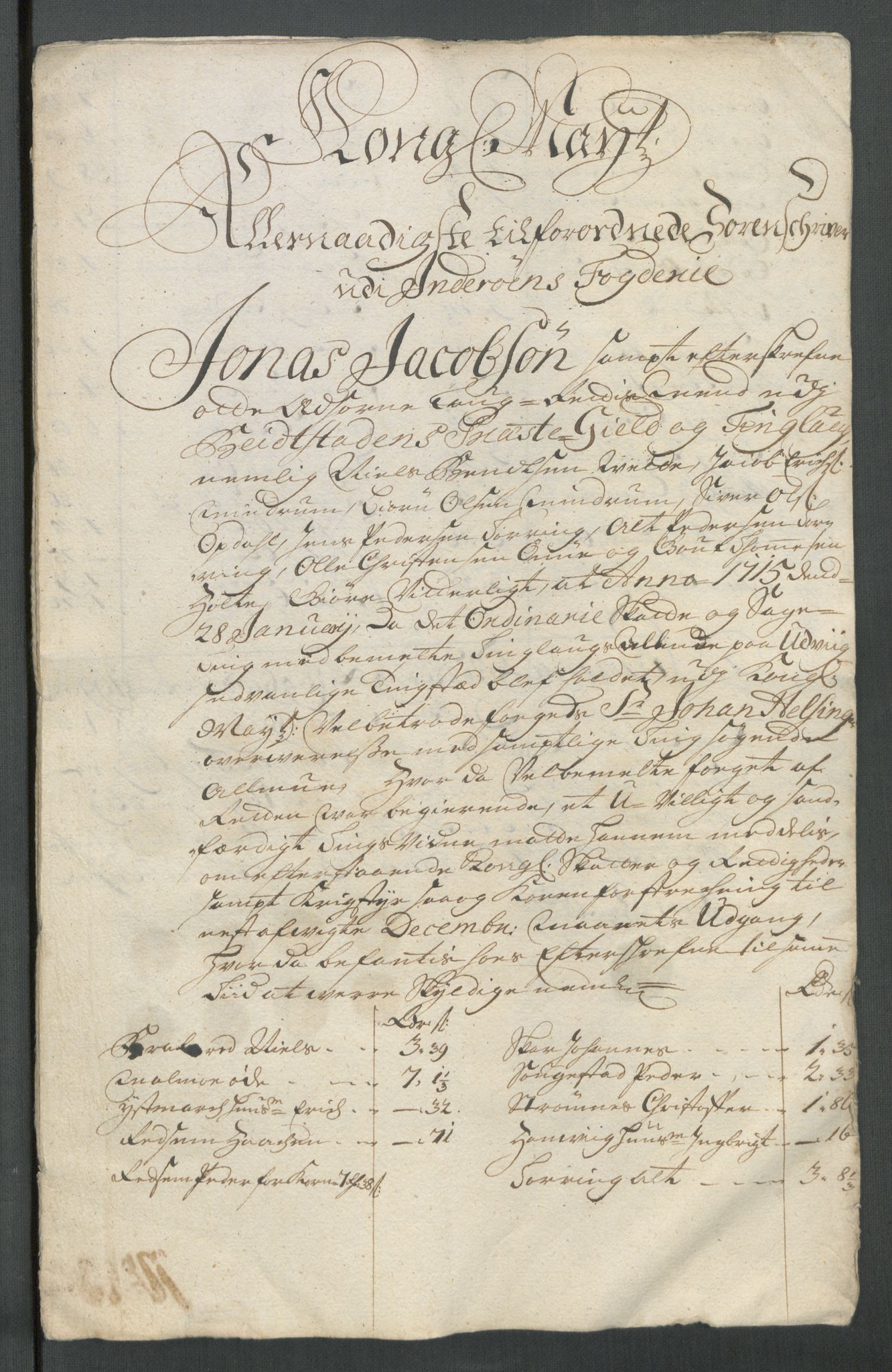 Rentekammeret inntil 1814, Reviderte regnskaper, Fogderegnskap, RA/EA-4092/R63/L4322: Fogderegnskap Inderøy, 1714, p. 391