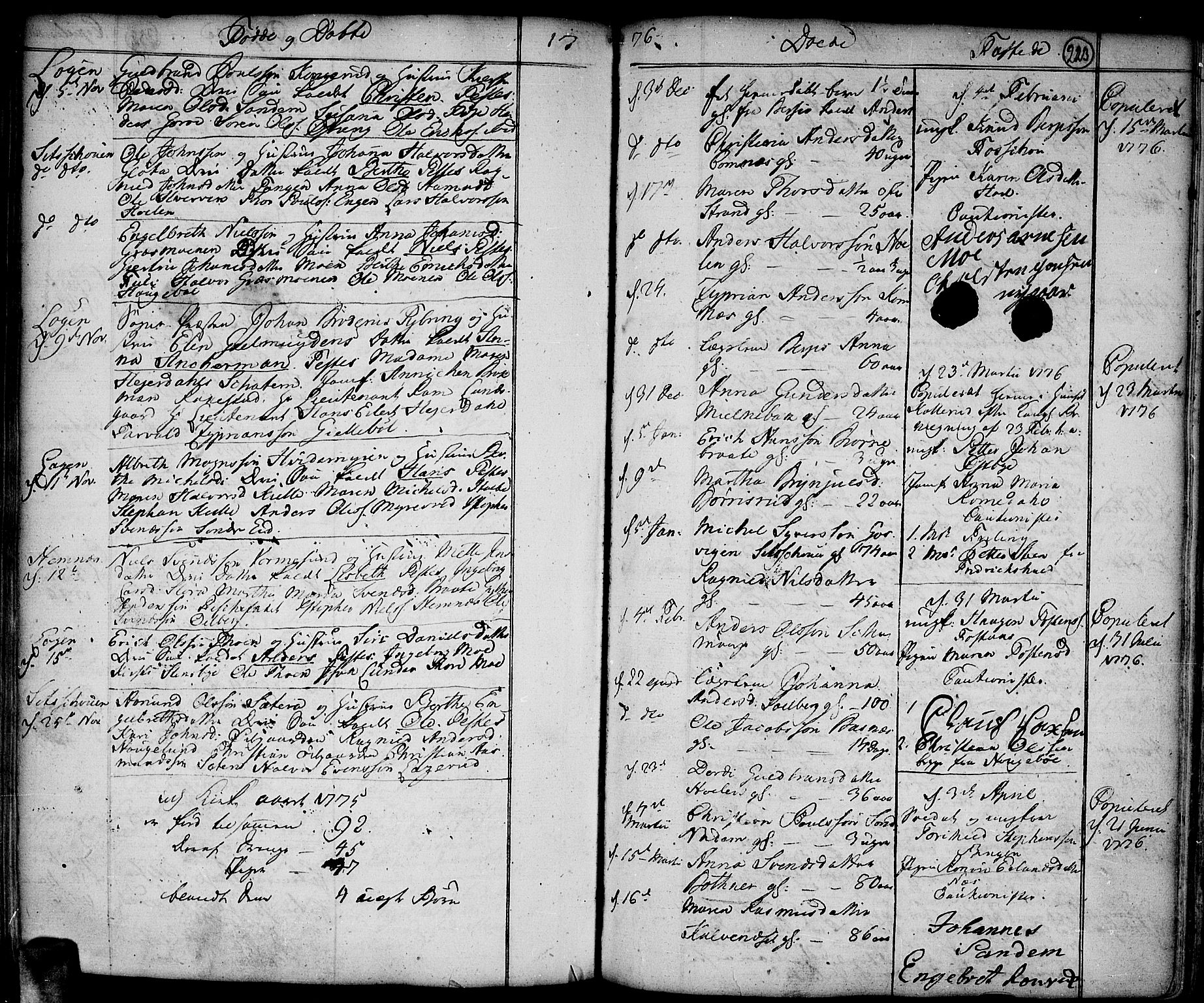 Høland prestekontor Kirkebøker, AV/SAO-A-10346a/F/Fa/L0004: Parish register (official) no. I 4, 1757-1780, p. 223