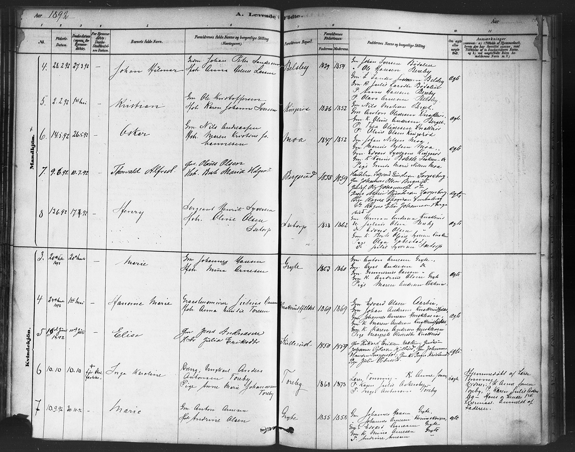 Varteig prestekontor Kirkebøker, SAO/A-10447a/F/Fa/L0002: Parish register (official) no. 2, 1878-1899, p. 48