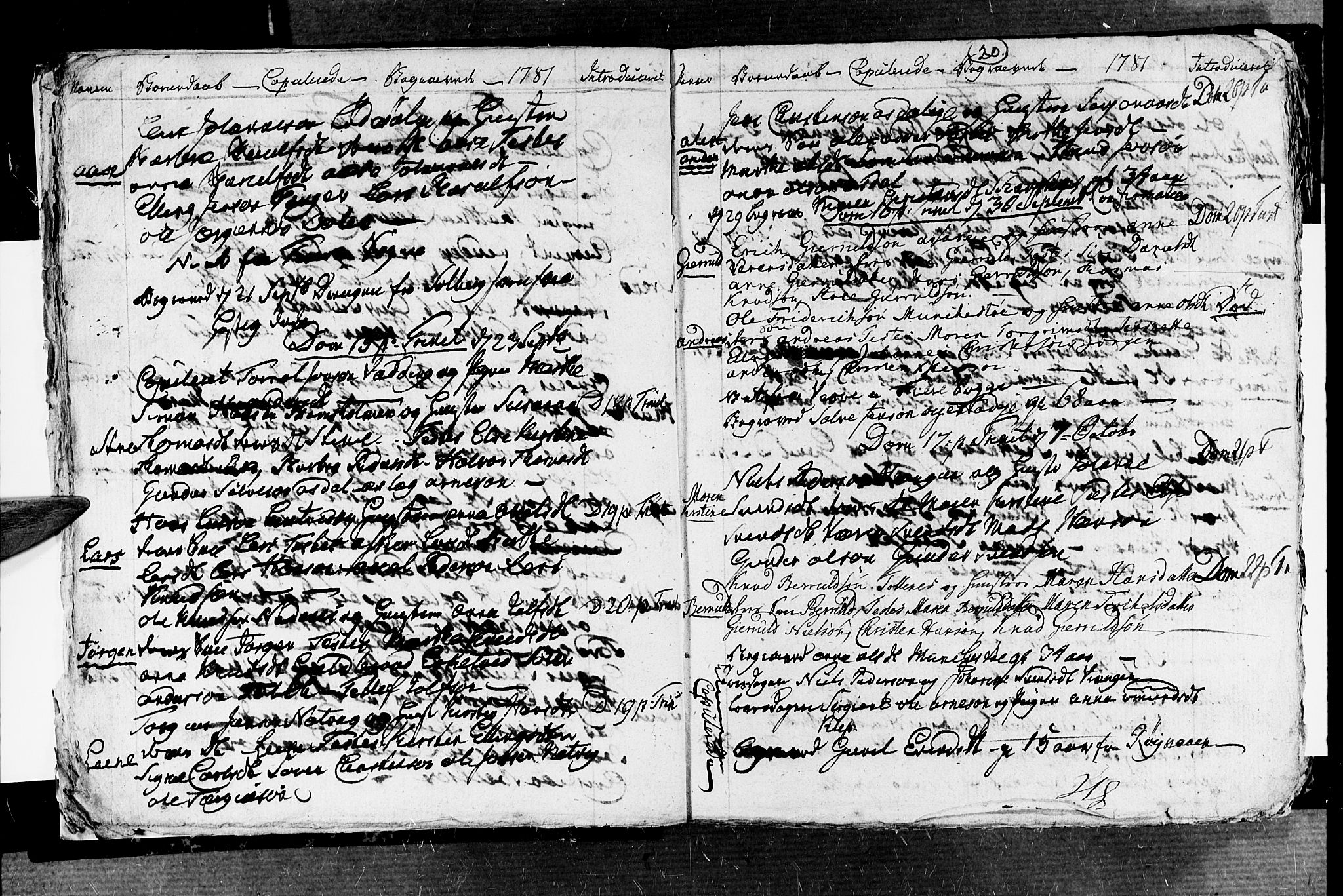 Øyestad sokneprestkontor, SAK/1111-0049/F/Fb/L0001: Parish register (copy) no. B 1, 1780-1794, p. 30