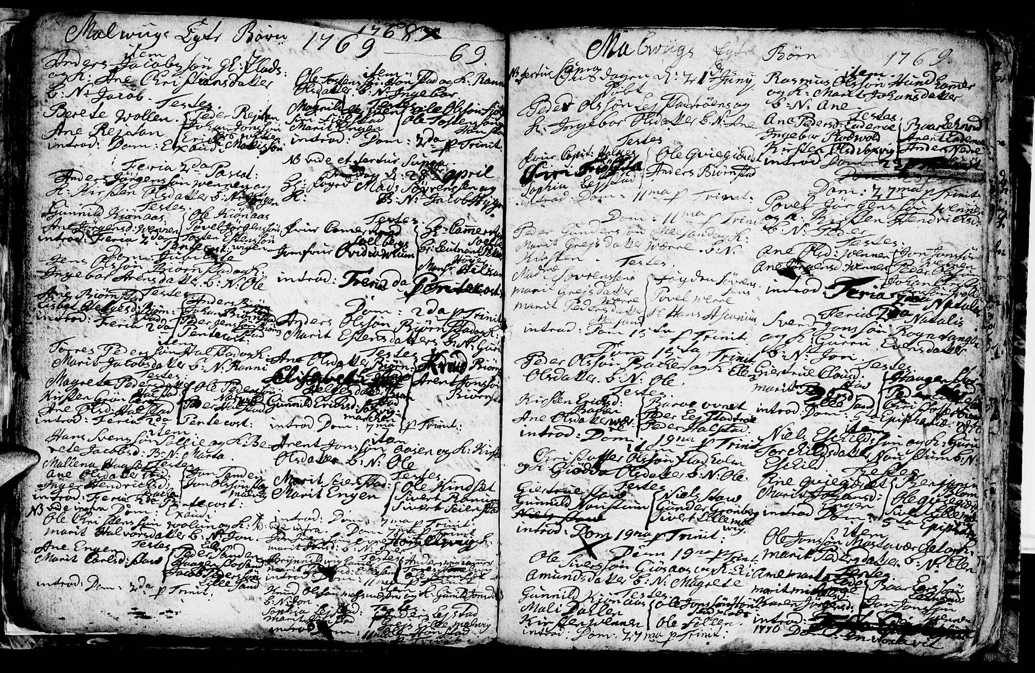 Ministerialprotokoller, klokkerbøker og fødselsregistre - Sør-Trøndelag, SAT/A-1456/616/L0418: Parish register (copy) no. 616C01, 1754-1797