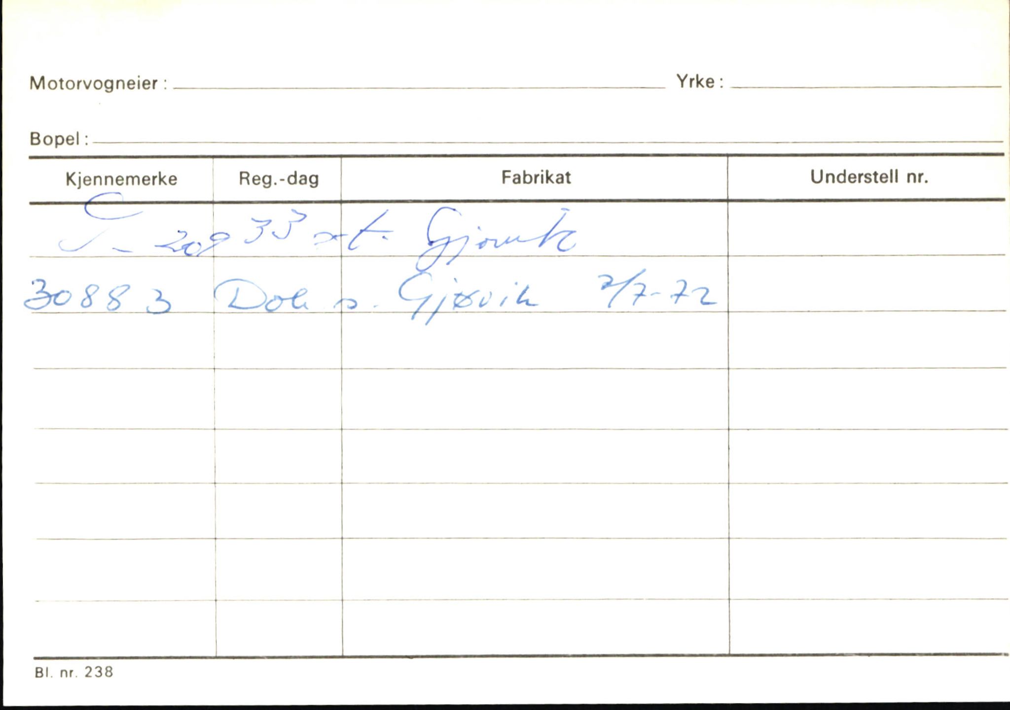 Statens vegvesen, Sogn og Fjordane vegkontor, SAB/A-5301/4/F/L0145: Registerkort Vågsøy S-Å. Årdal I-P, 1945-1975, p. 1725