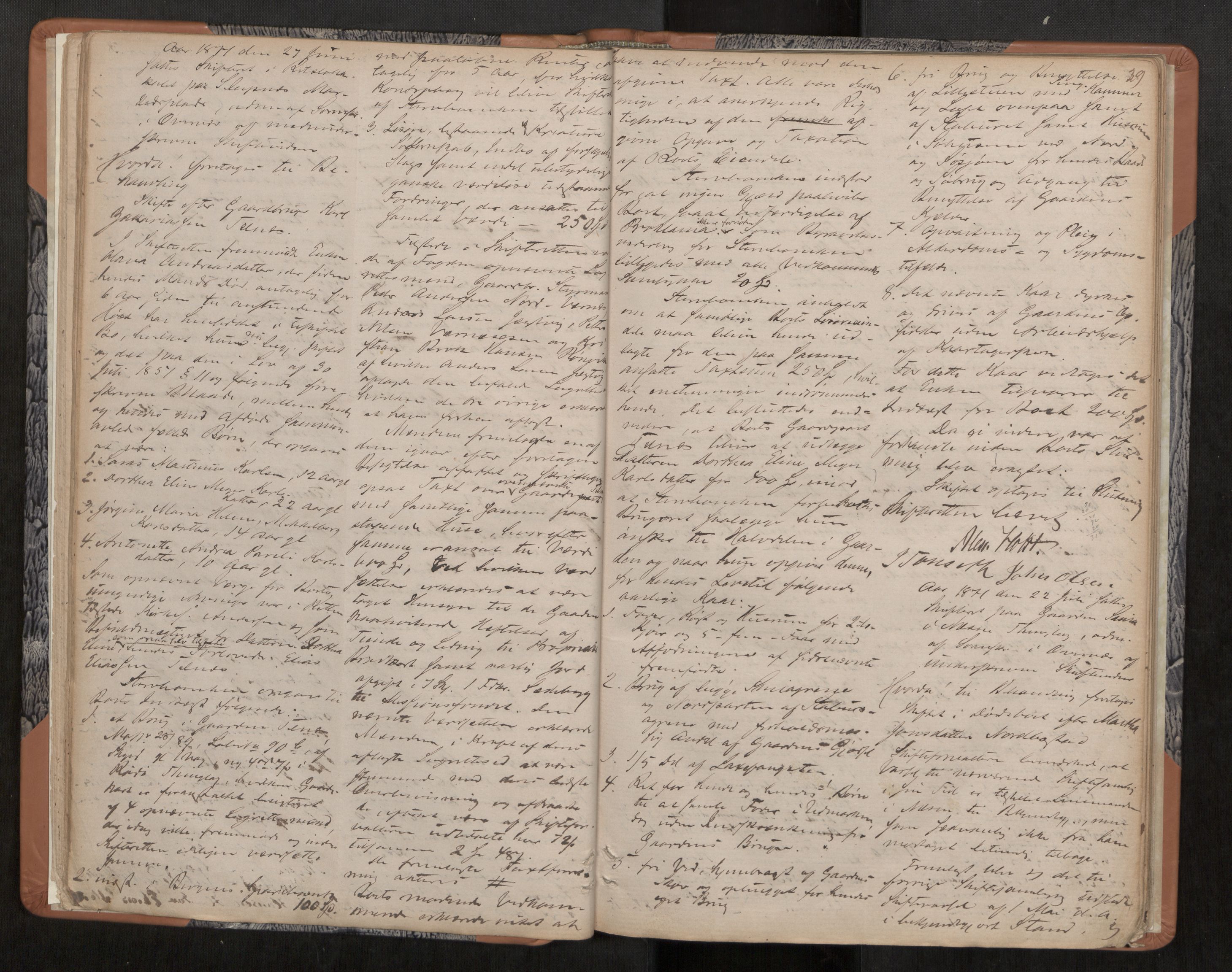 Rana sorenskriveri , AV/SAT-A-1108/1/3/3B/L0002: Skiftebehandlingsprotokoll, 1865-1875, p. 29