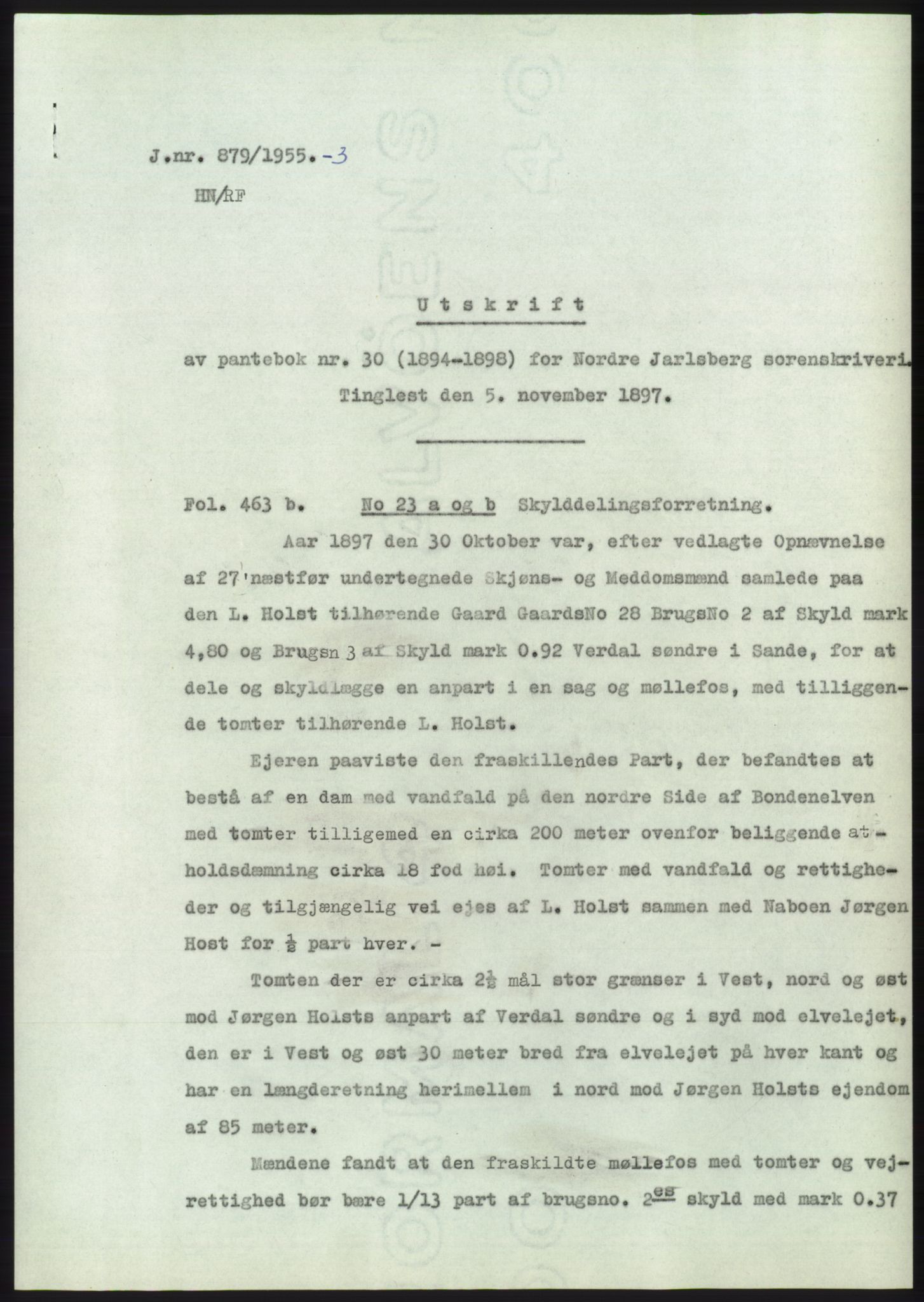 Statsarkivet i Kongsberg, SAKO/A-0001, 1955, p. 75