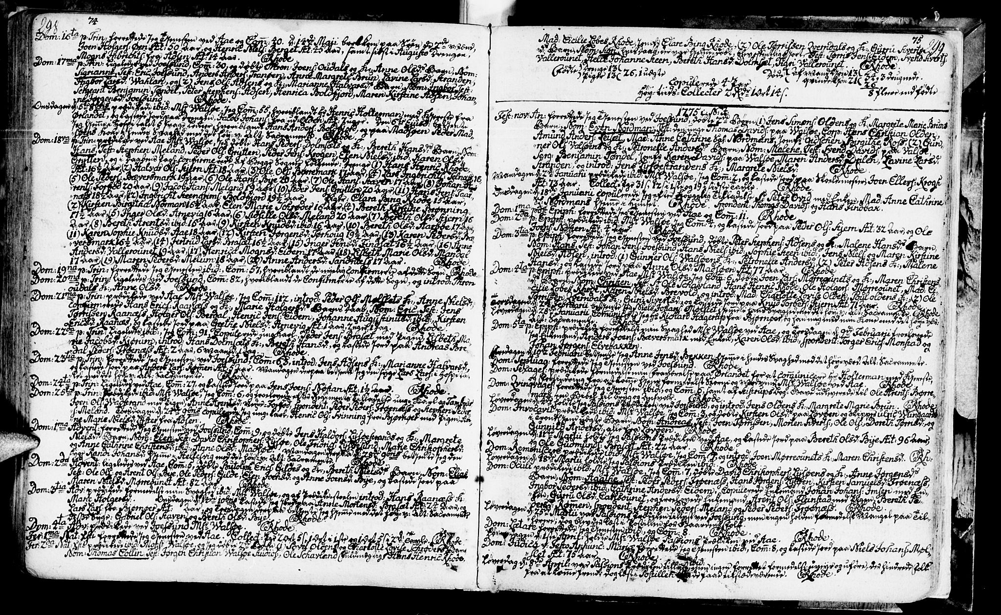 Ministerialprotokoller, klokkerbøker og fødselsregistre - Sør-Trøndelag, SAT/A-1456/655/L0672: Parish register (official) no. 655A01, 1750-1779, p. 298-299