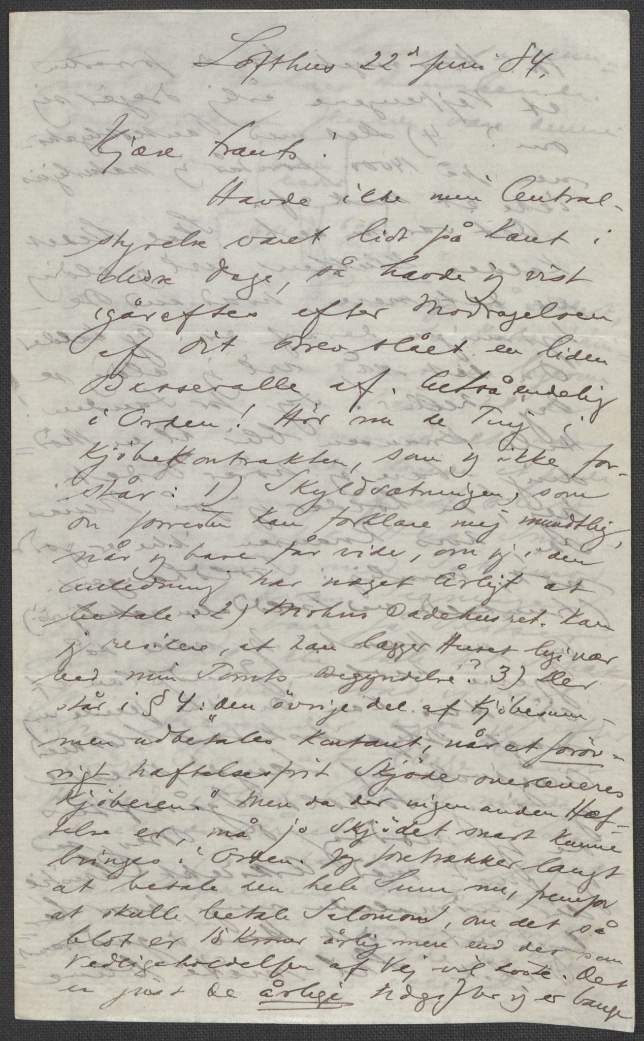 Beyer, Frants, AV/RA-PA-0132/F/L0001: Brev fra Edvard Grieg til Frantz Beyer og "En del optegnelser som kan tjene til kommentar til brevene" av Marie Beyer, 1872-1907, p. 128