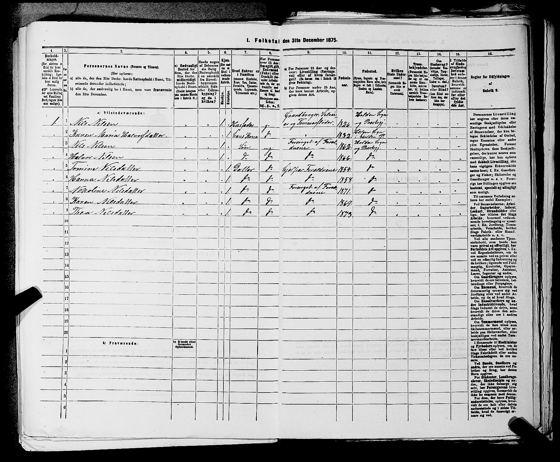 SAKO, 1875 census for 0819P Holla, 1875, p. 1061