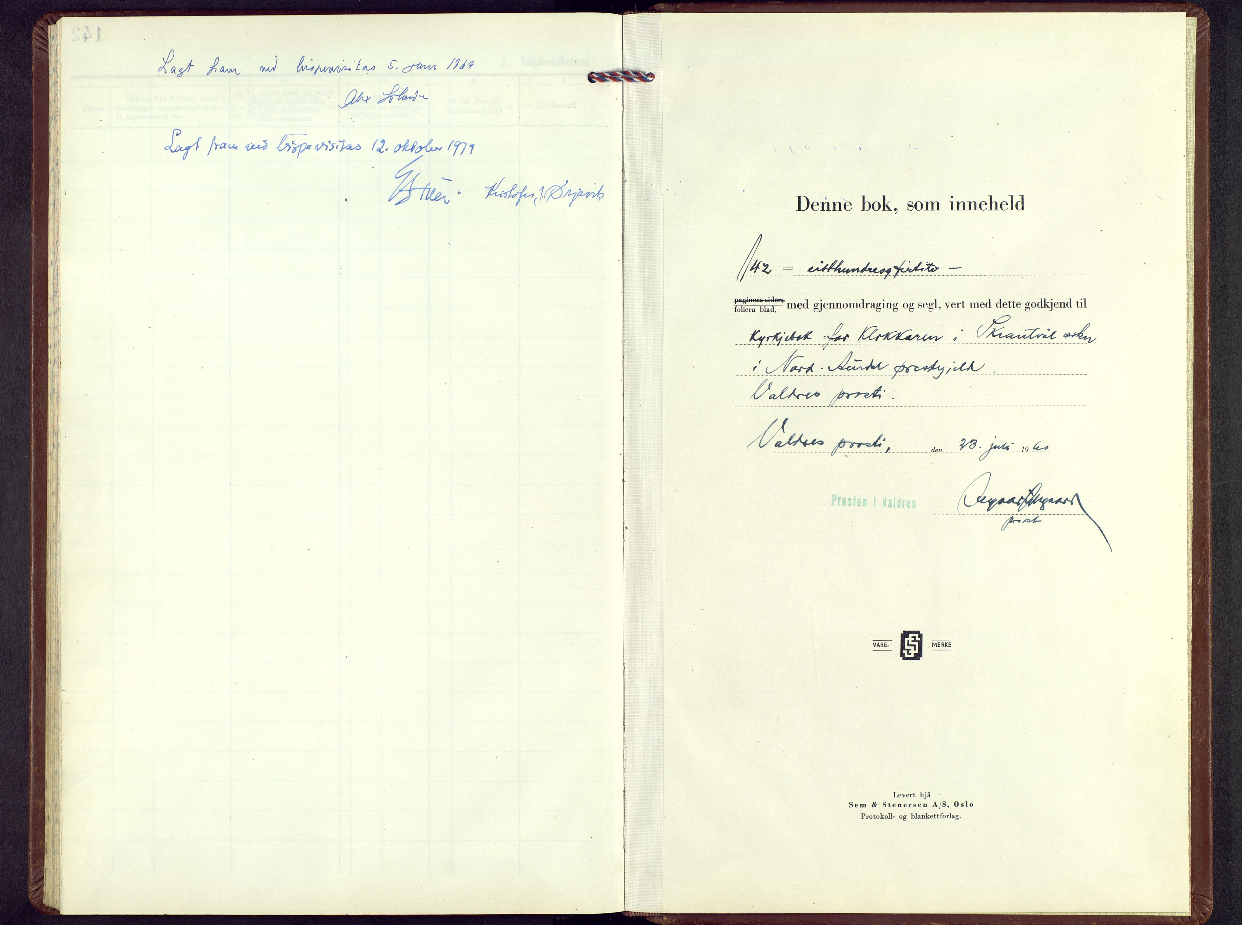 Nord-Aurdal prestekontor, SAH/PREST-132/H/Ha/Hab/L0021: Parish register (copy) no. 21, 1960-1979