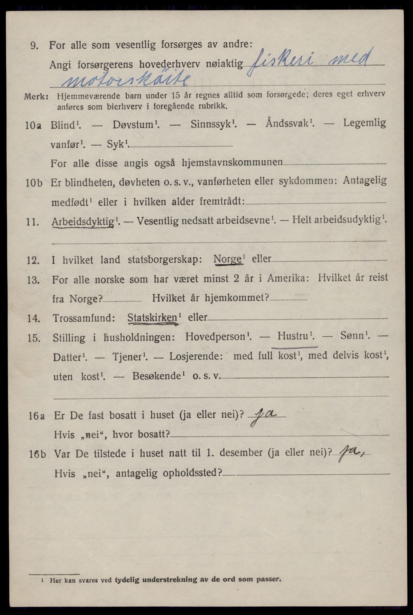 SAST, 1920 census for Skudenes, 1920, p. 4475