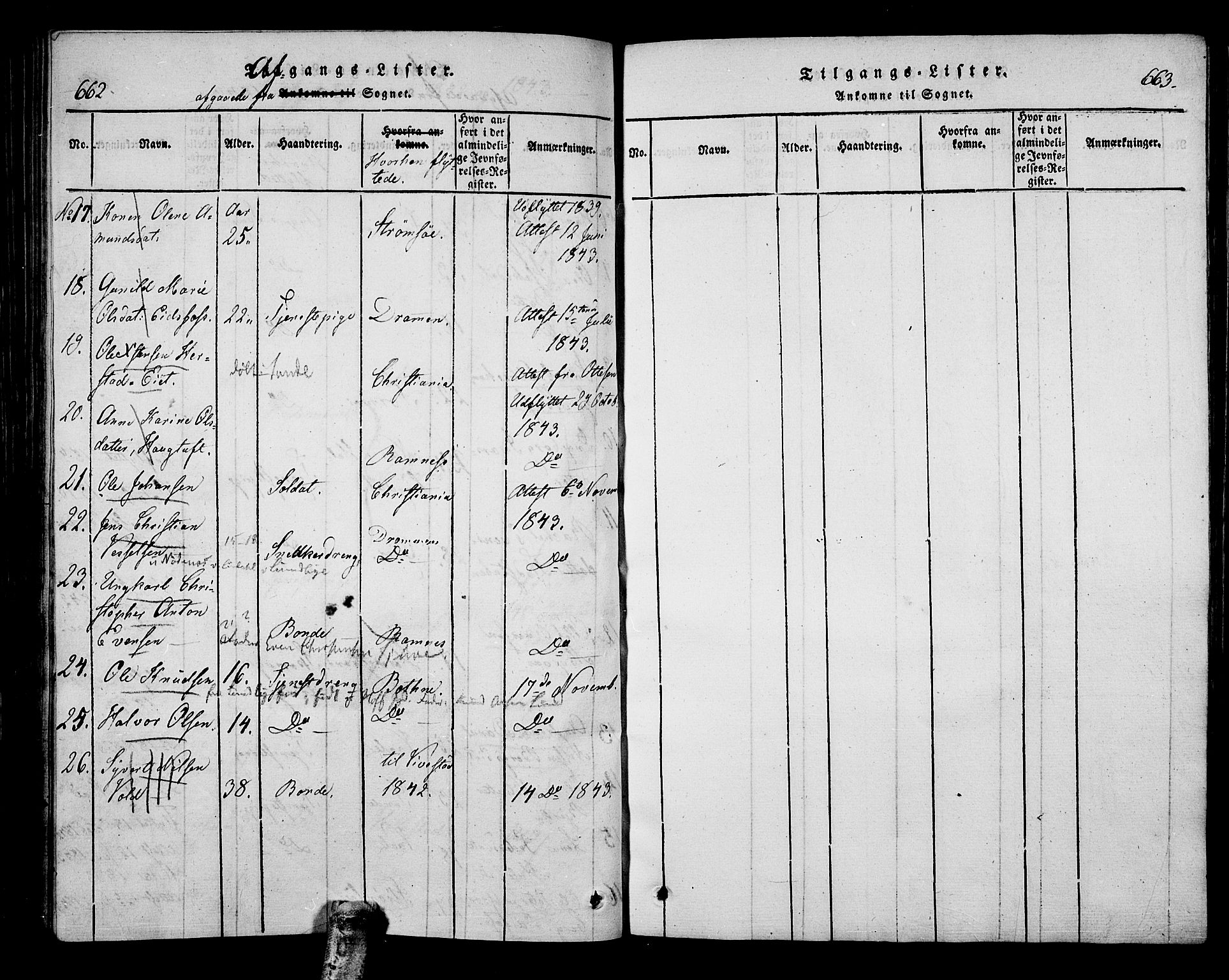 Hof kirkebøker, SAKO/A-64/F/Fa/L0004: Parish register (official) no. I 4, 1814-1843, p. 660-661