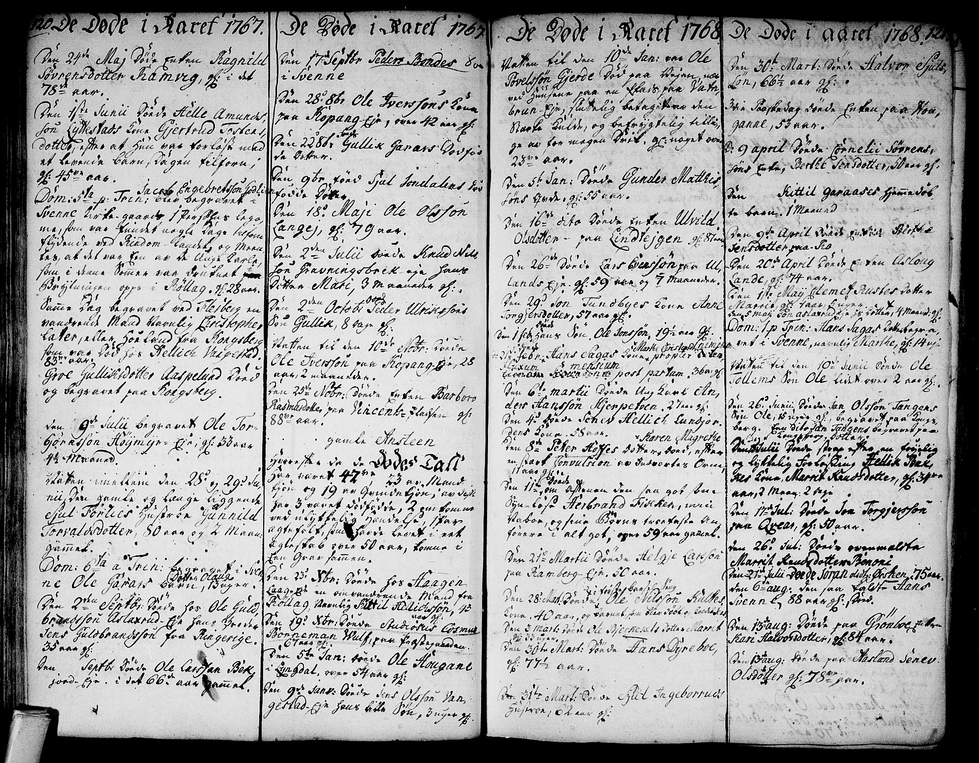 Flesberg kirkebøker, SAKO/A-18/F/Fa/L0003: Parish register (official) no. I 3, 1748-1790, p. 120-121