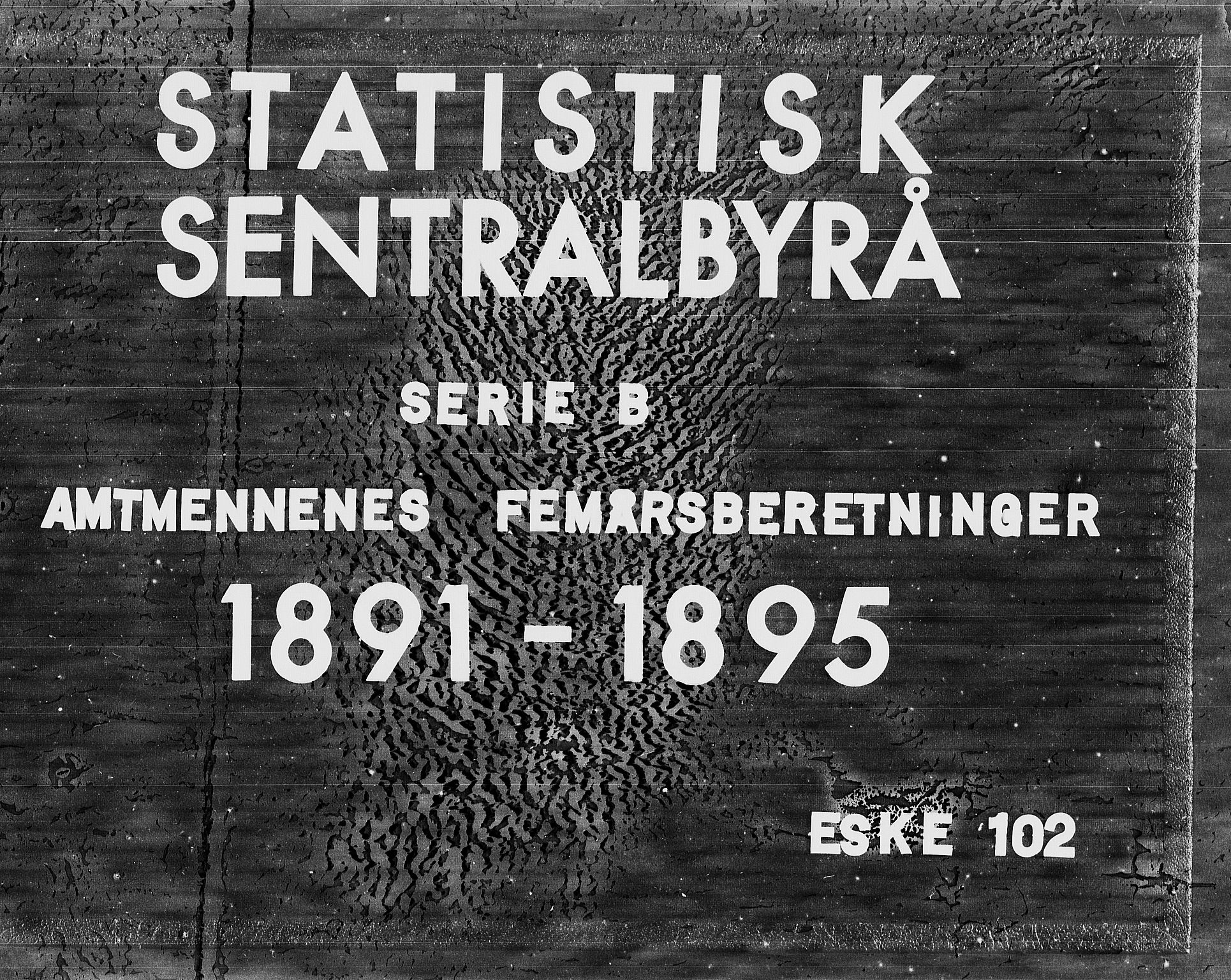 Statistisk sentralbyrå, Næringsøkonomiske emner, Generelt - Amtmennenes femårsberetninger, AV/RA-S-2233/F/Fa/L0102: --, 1905, p. 1