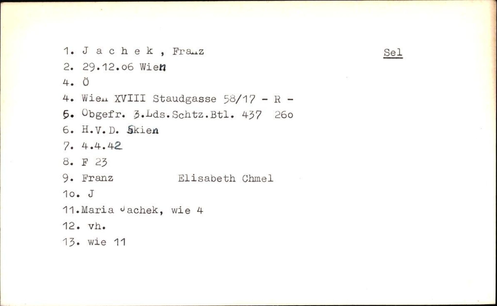 Hjemsendte tyskere , RA/RAFA-6487/D/Da/L0002: Gleeske-Krause, 1945-1947, p. 666