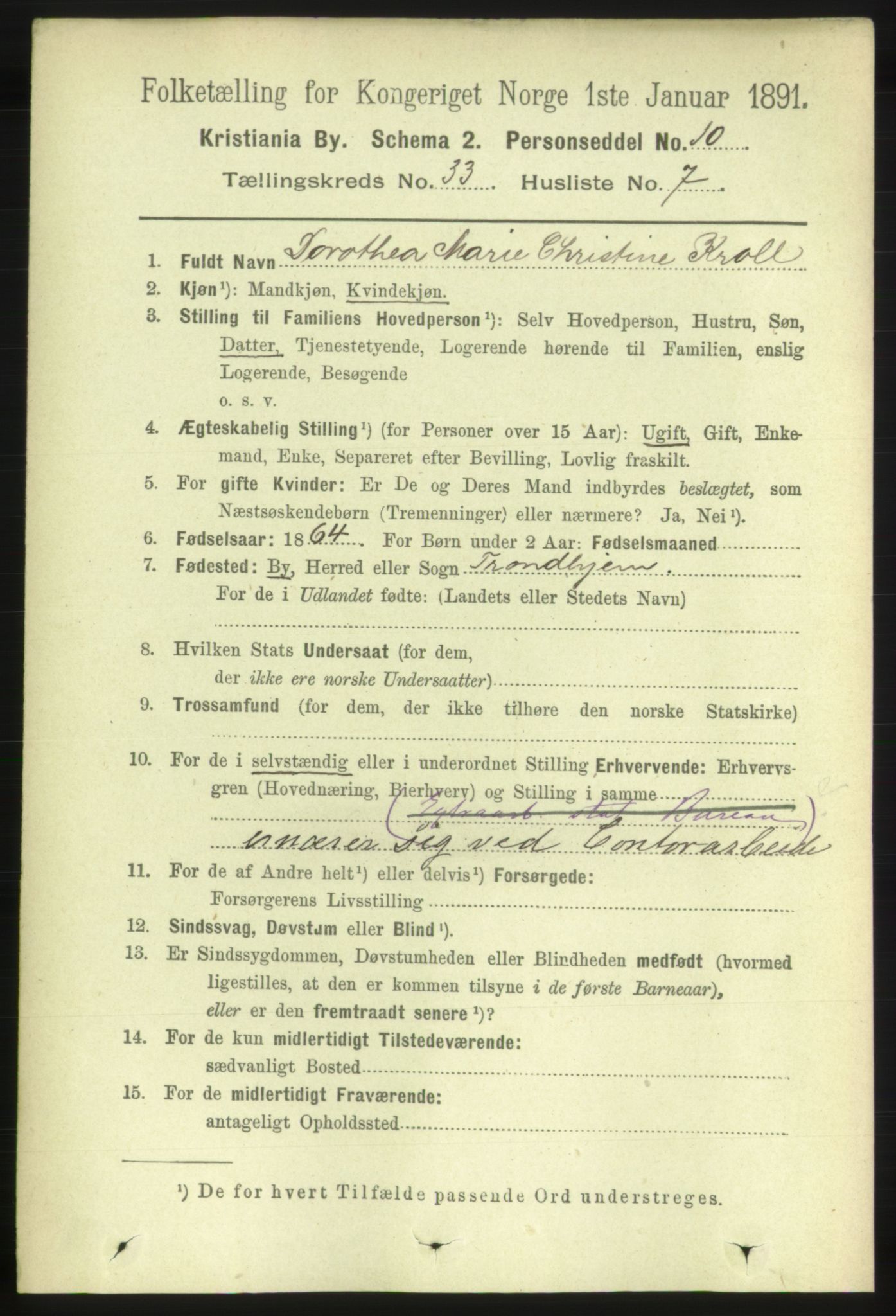RA, 1891 census for 0301 Kristiania, 1891, p. 17777