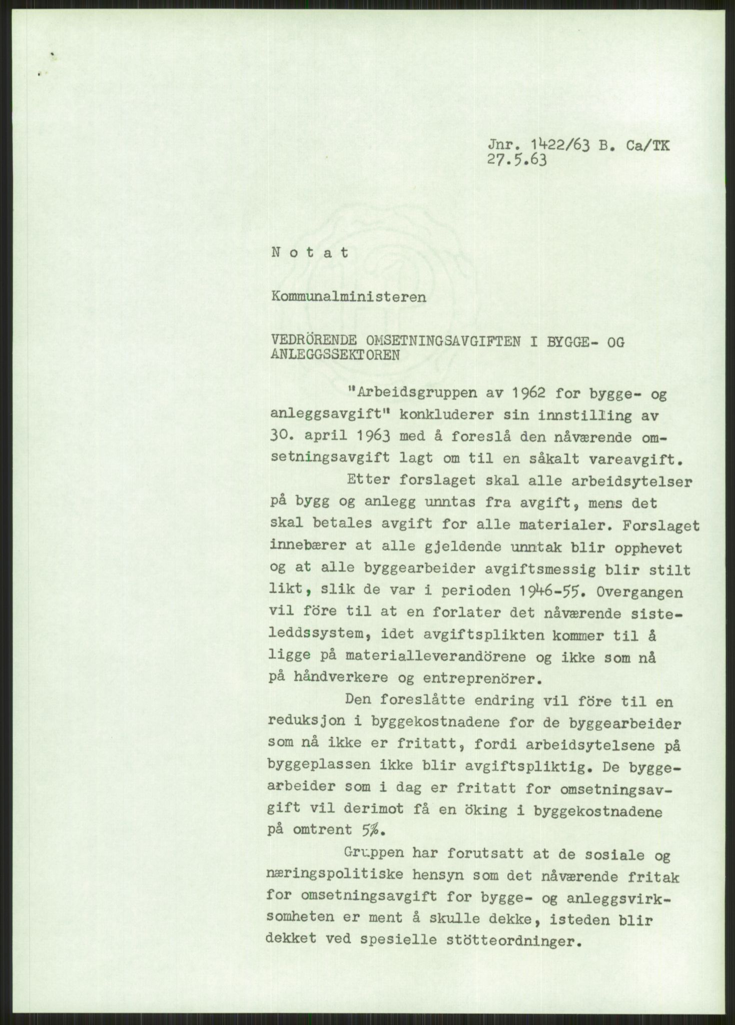 Kommunaldepartementet, Boligkomiteen av 1962, RA/S-1456/D/L0003: --, 1962-1963, p. 102