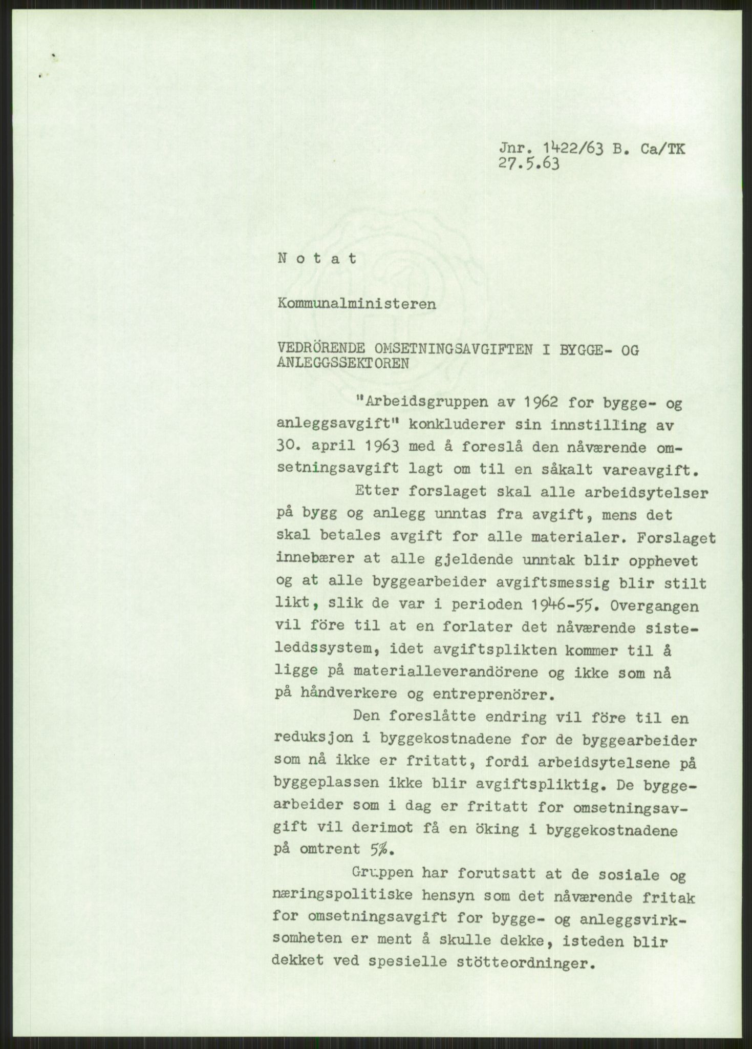 Kommunaldepartementet, Boligkomiteen av 1962, AV/RA-S-1456/D/L0003: --, 1962-1963, p. 102