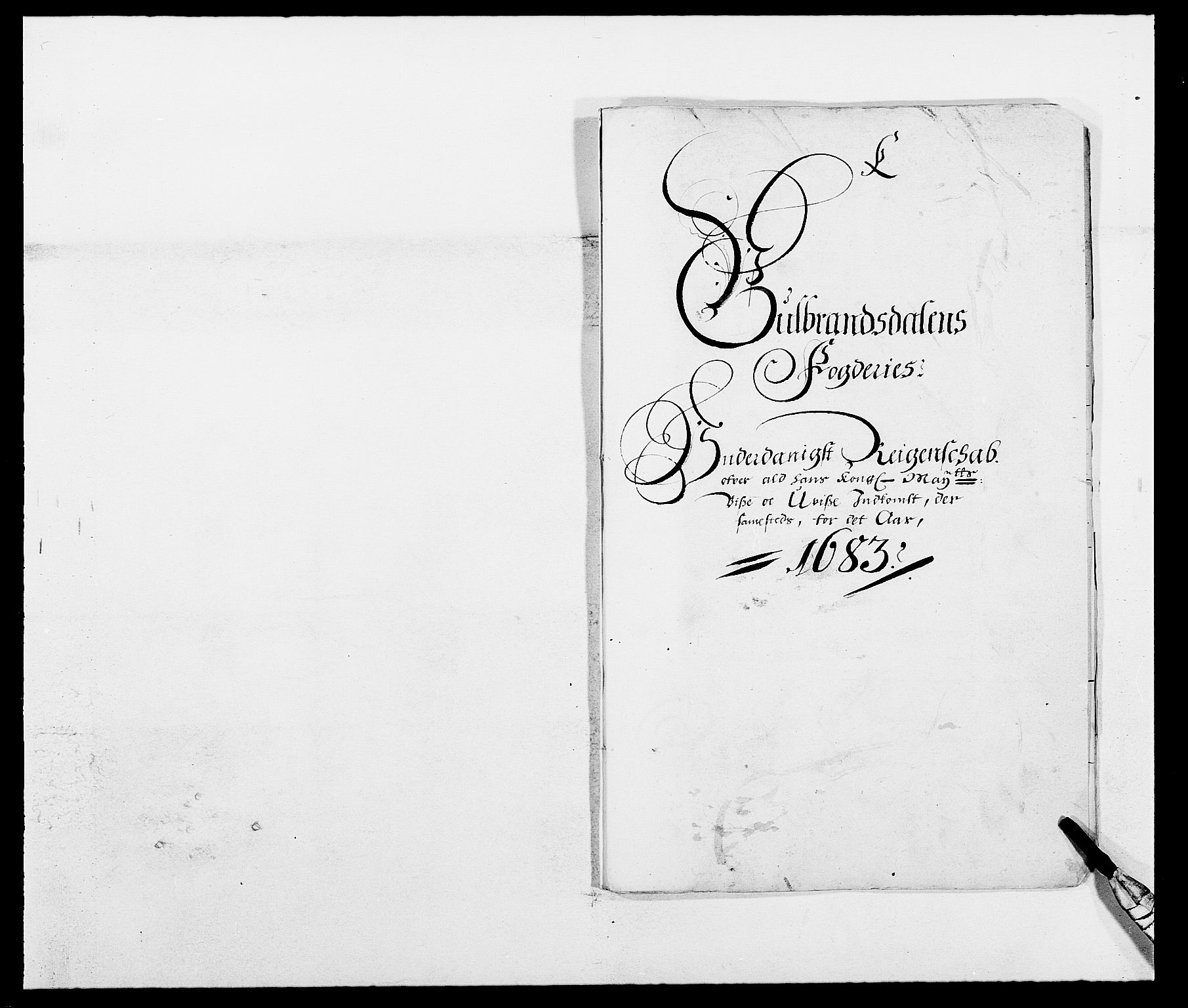Rentekammeret inntil 1814, Reviderte regnskaper, Fogderegnskap, RA/EA-4092/R17/L1158: Fogderegnskap Gudbrandsdal, 1682-1689, p. 1