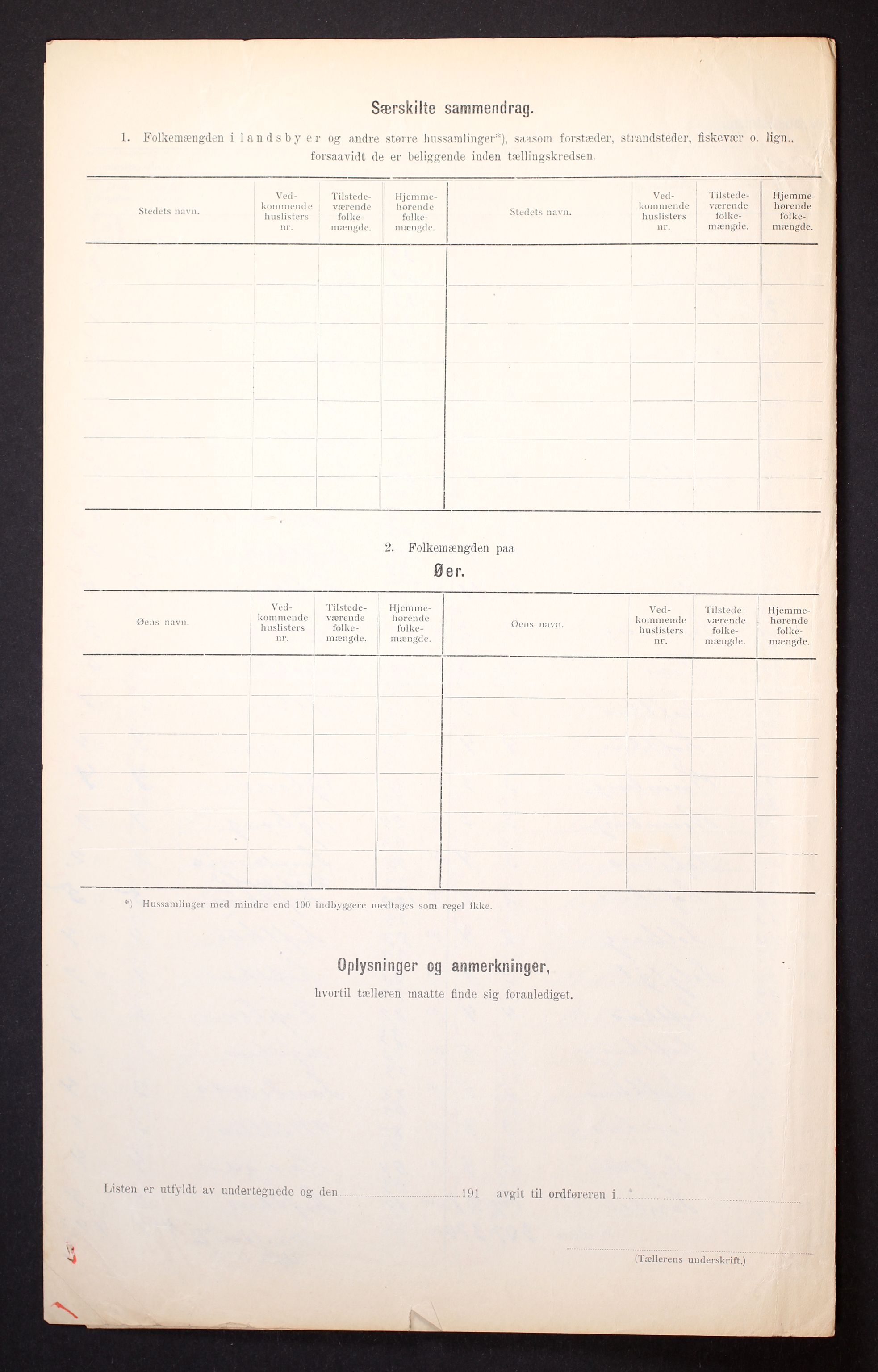 RA, 1910 census for Vestre Moland, 1910, p. 9