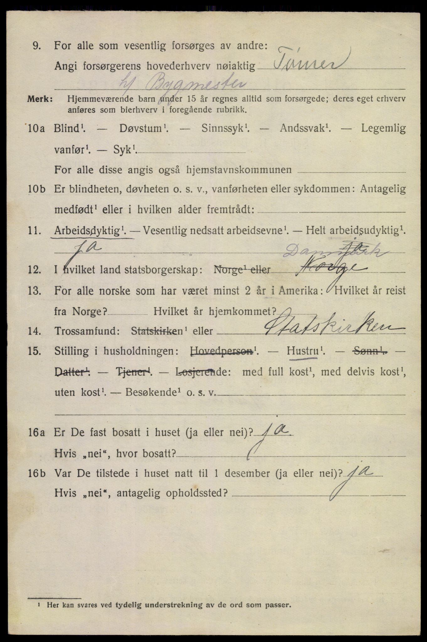 SAKO, 1920 census for Tønsberg, 1920, p. 19968