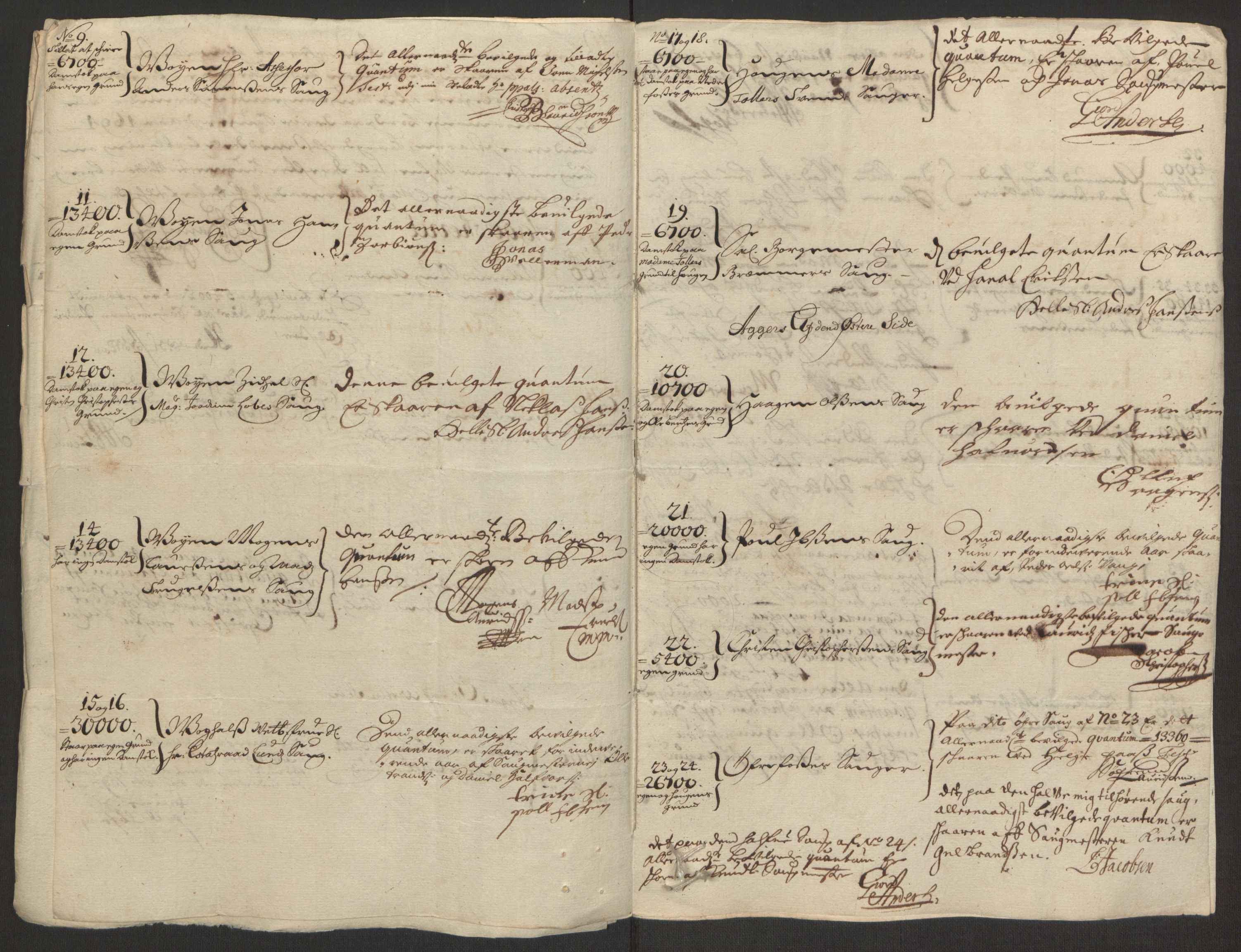 Rentekammeret inntil 1814, Reviderte regnskaper, Fogderegnskap, AV/RA-EA-4092/R10/L0438: Fogderegnskap Aker og Follo, 1694, p. 189