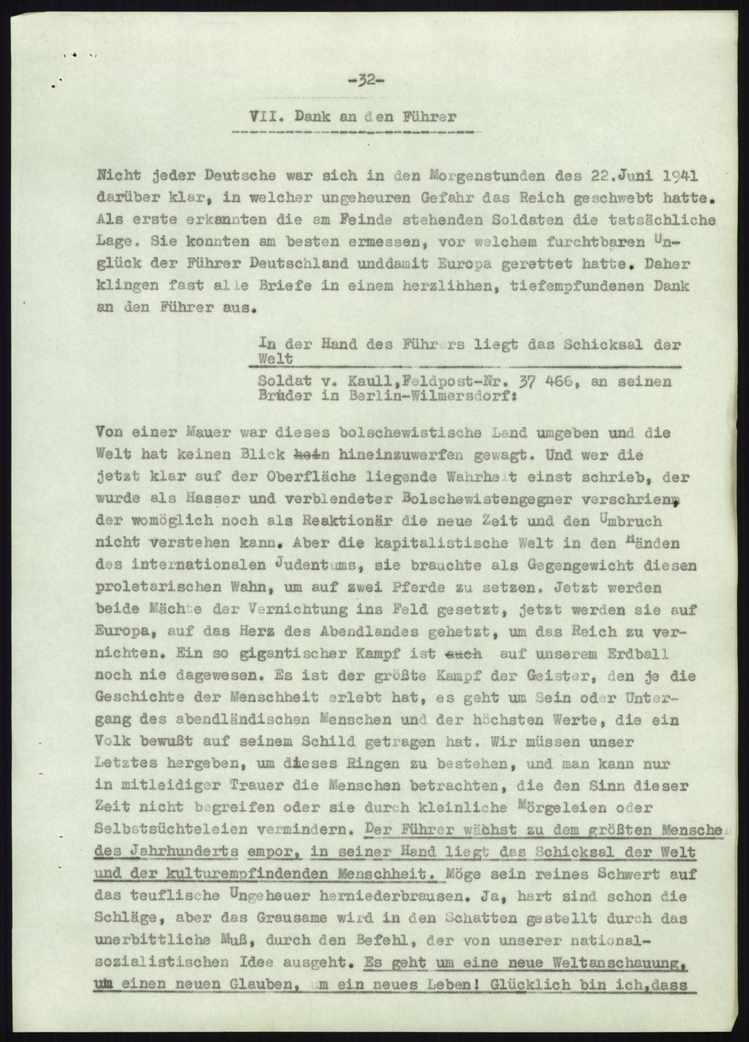 Forsvarets Overkommando. 2 kontor. Arkiv 11.4. Spredte tyske arkivsaker, AV/RA-RAFA-7031/D/Dar/Darb/L0010: Reichskommissariat - Hauptabteilung Volksaufklärung und Propaganda, 1940-1943, p. 589