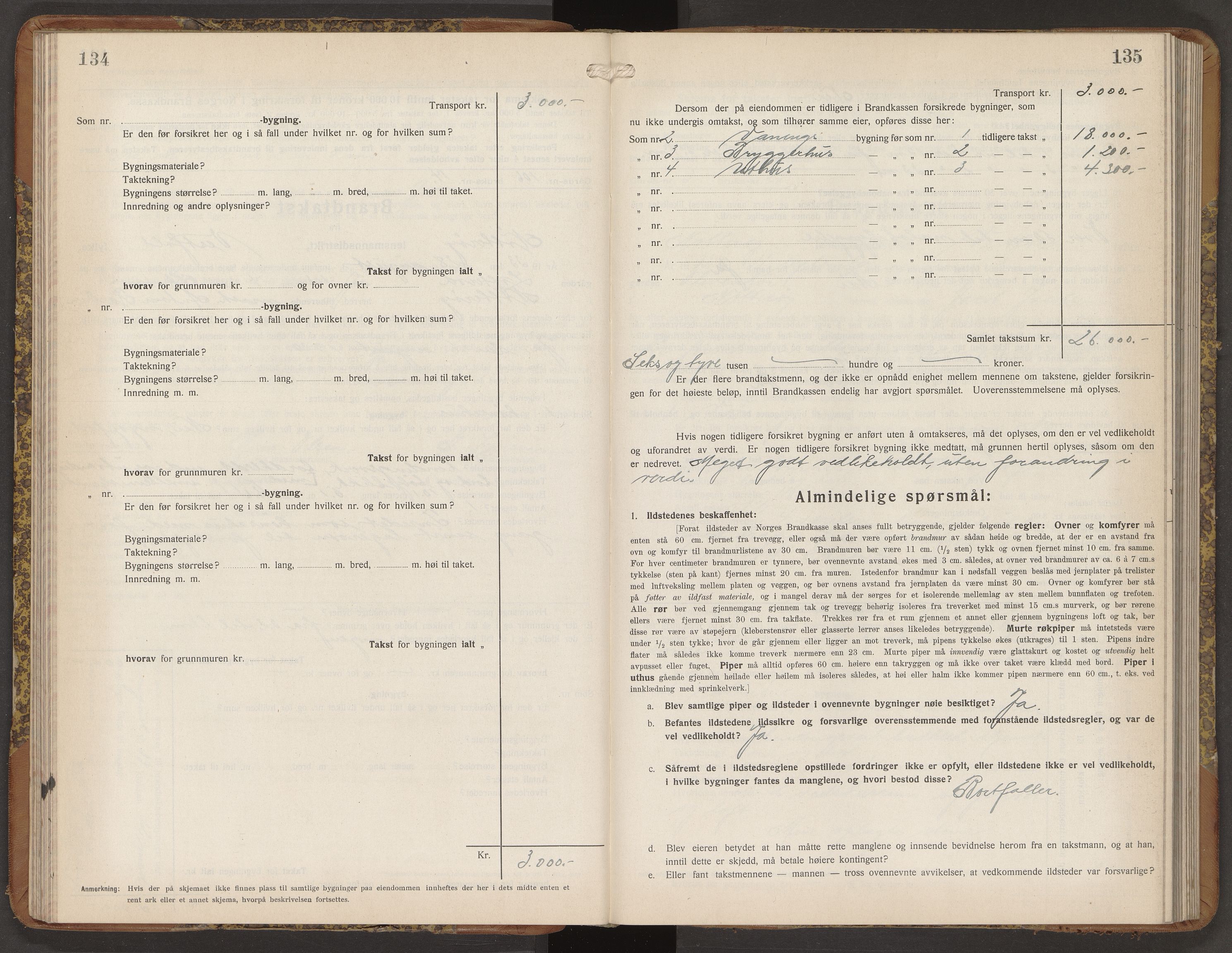 Nøtterøy lensmannskontor, AV/SAKO-A-540/Y/Yg/Ygb/L0009: Skjematakstprotokoll, 1932-1935, p. 134-135