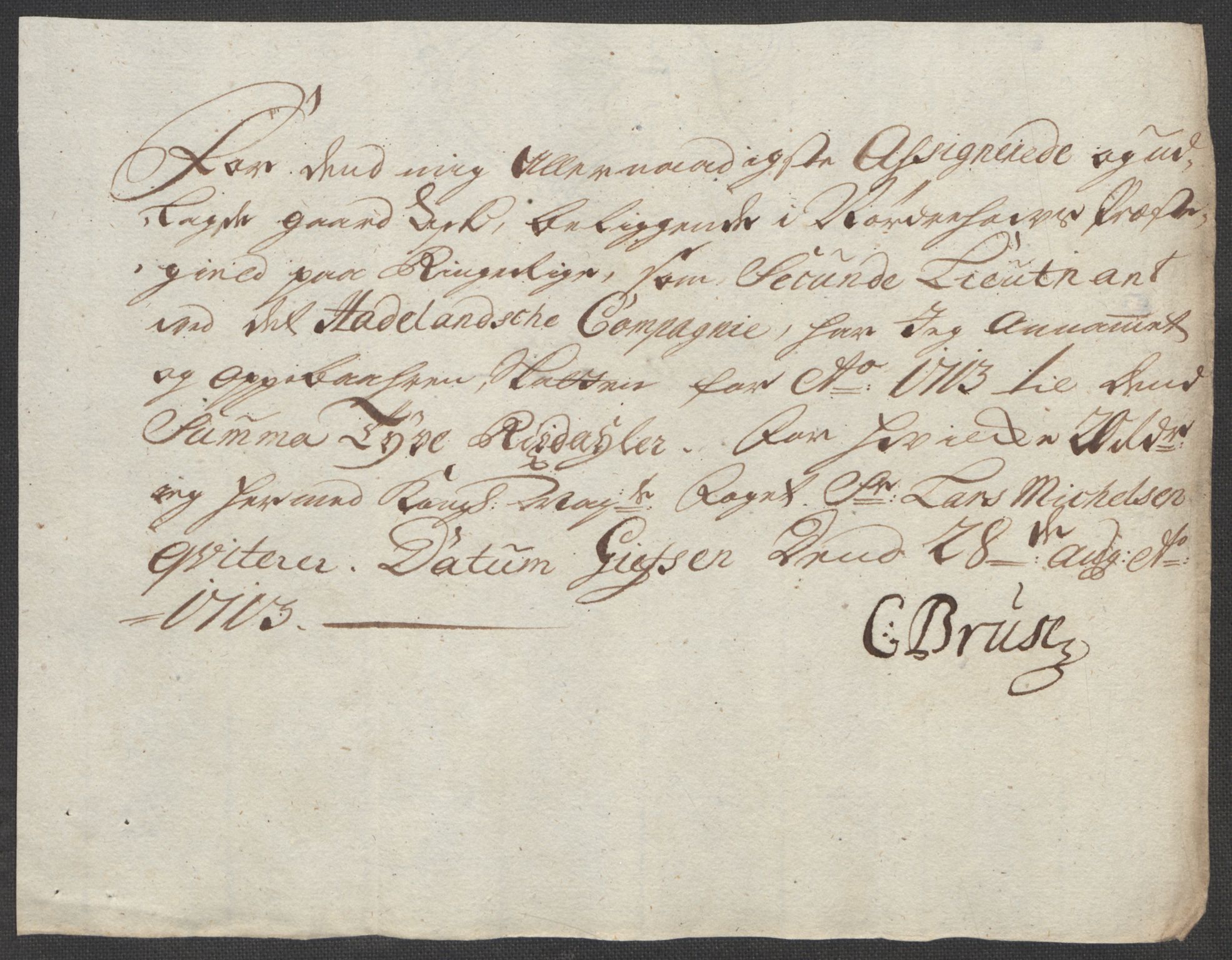 Rentekammeret inntil 1814, Reviderte regnskaper, Fogderegnskap, RA/EA-4092/R23/L1471: Fogderegnskap Ringerike og Hallingdal, 1713-1714, p. 245