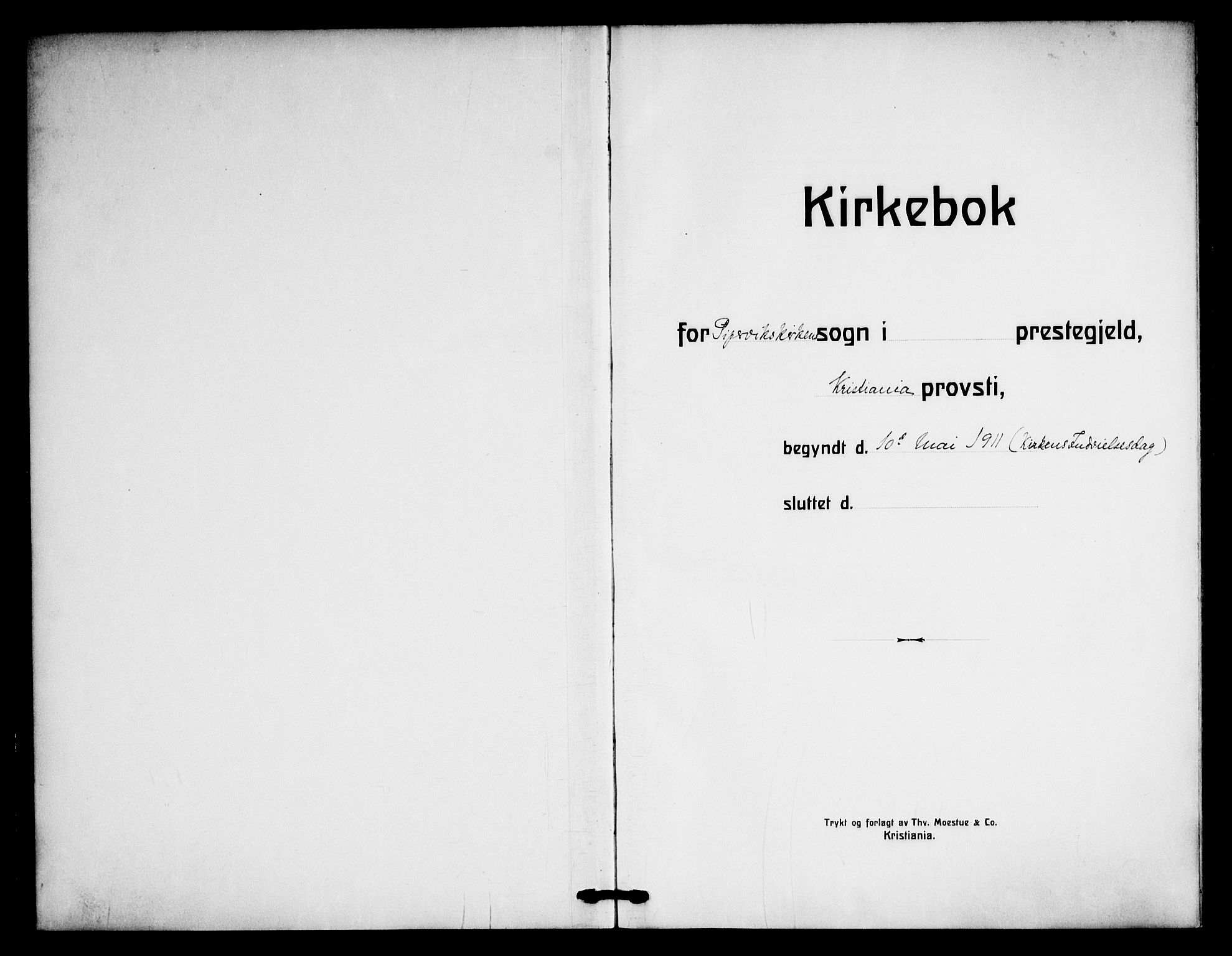 Piperviken prestekontor Kirkebøker, SAO/A-10874/F/L0004: Parish register (official) no. 4, 1911-1952