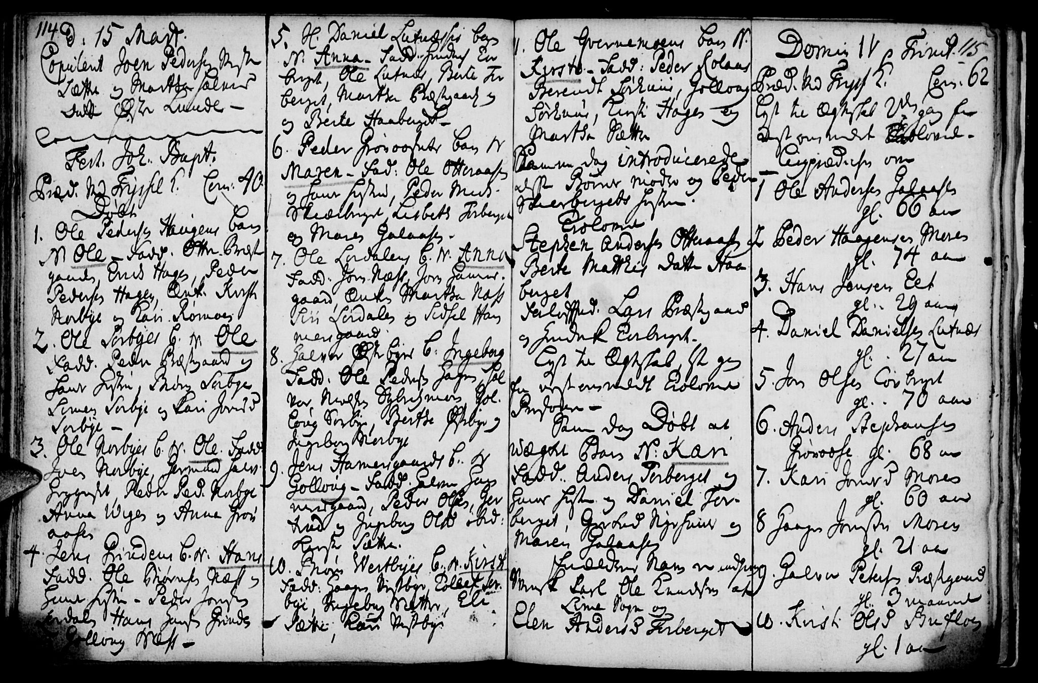 Elverum prestekontor, AV/SAH-PREST-044/H/Ha/Haa/L0001: Parish register (official) no. 1, 1730-1760, p. 114-115