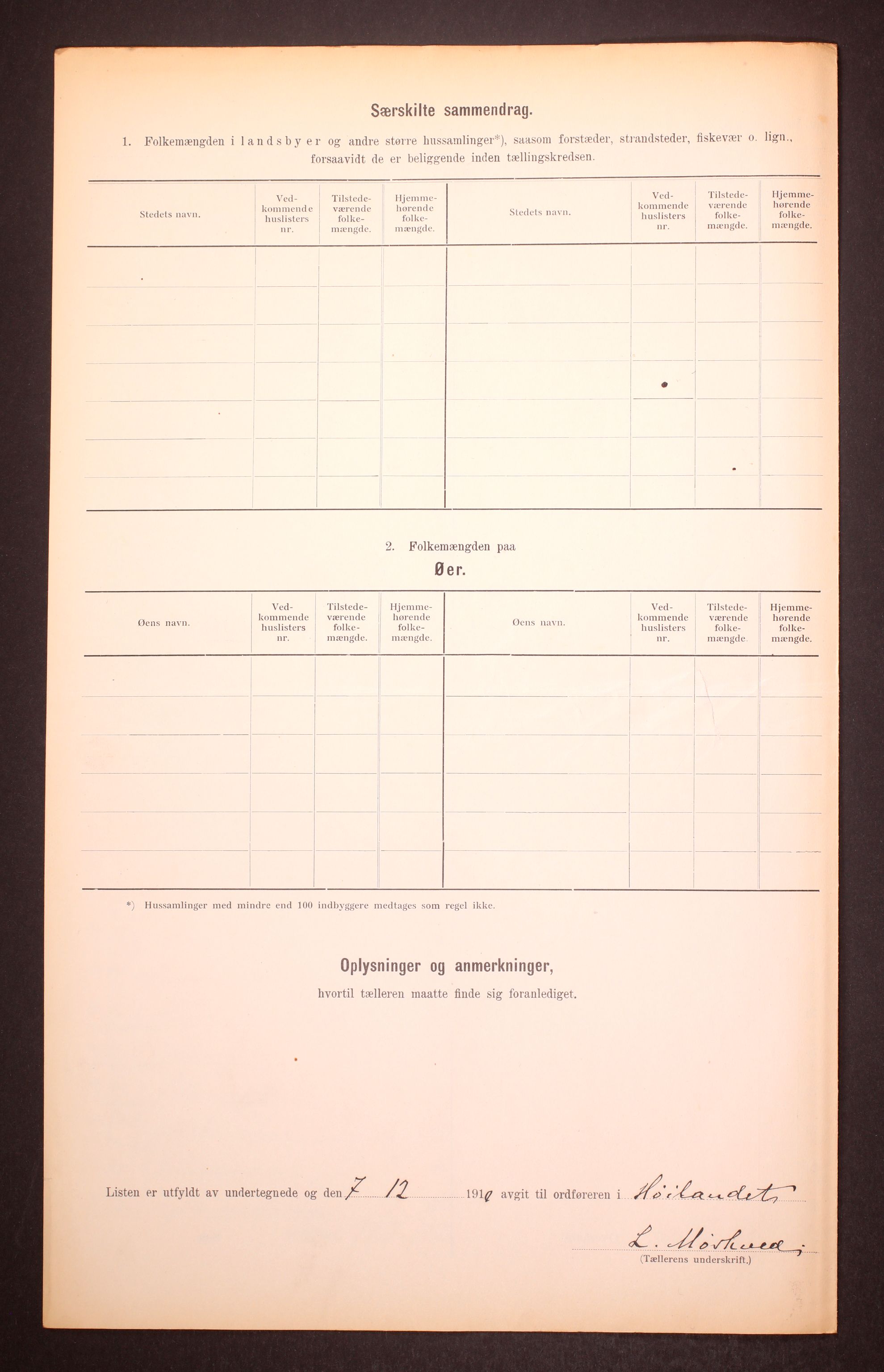 RA, 1910 census for Høylandet, 1910, p. 11