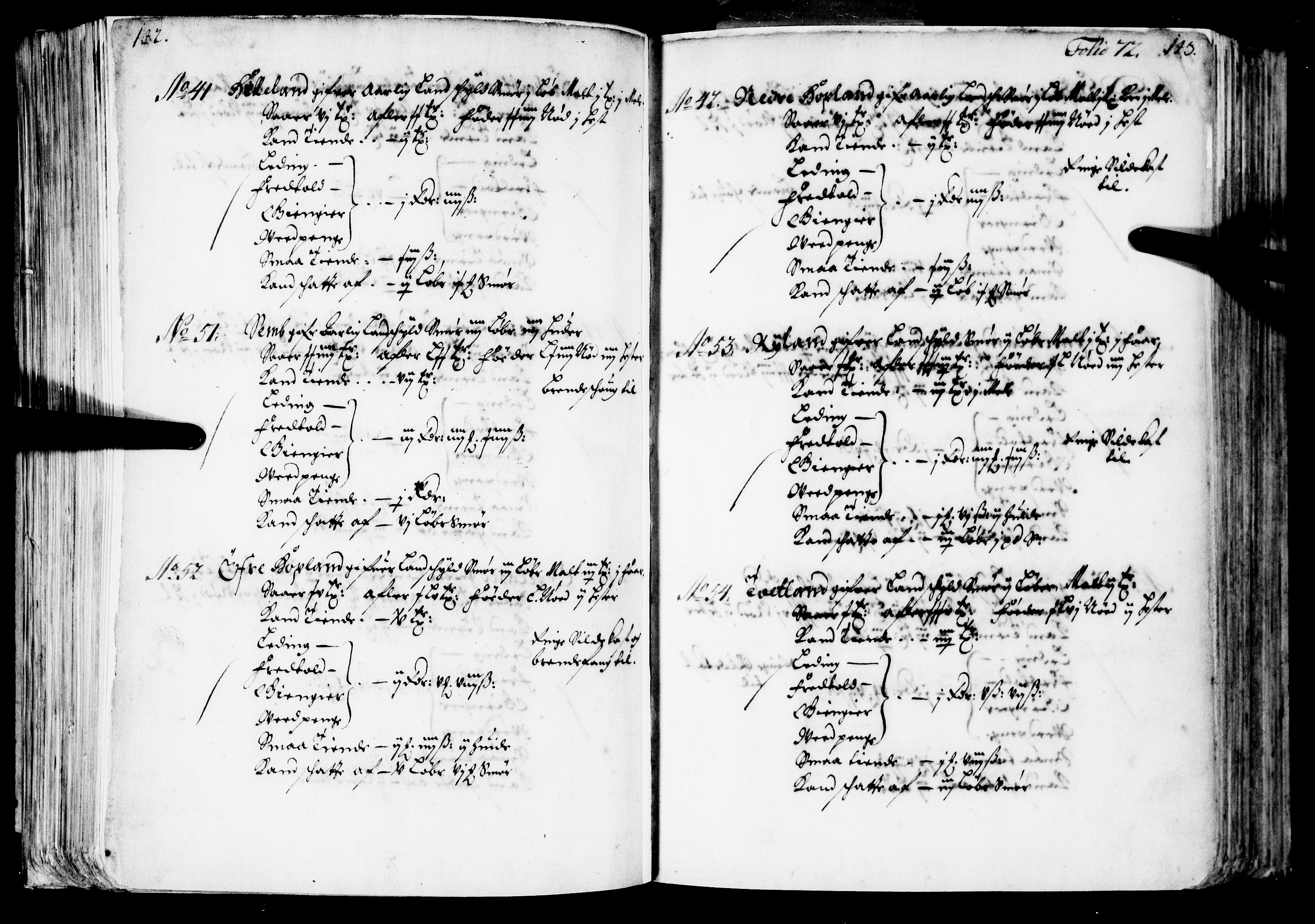 Rentekammeret inntil 1814, Realistisk ordnet avdeling, AV/RA-EA-4070/N/Nb/Nba/L0039: Nordhordland fogderi, 1667, p. 71b-72a