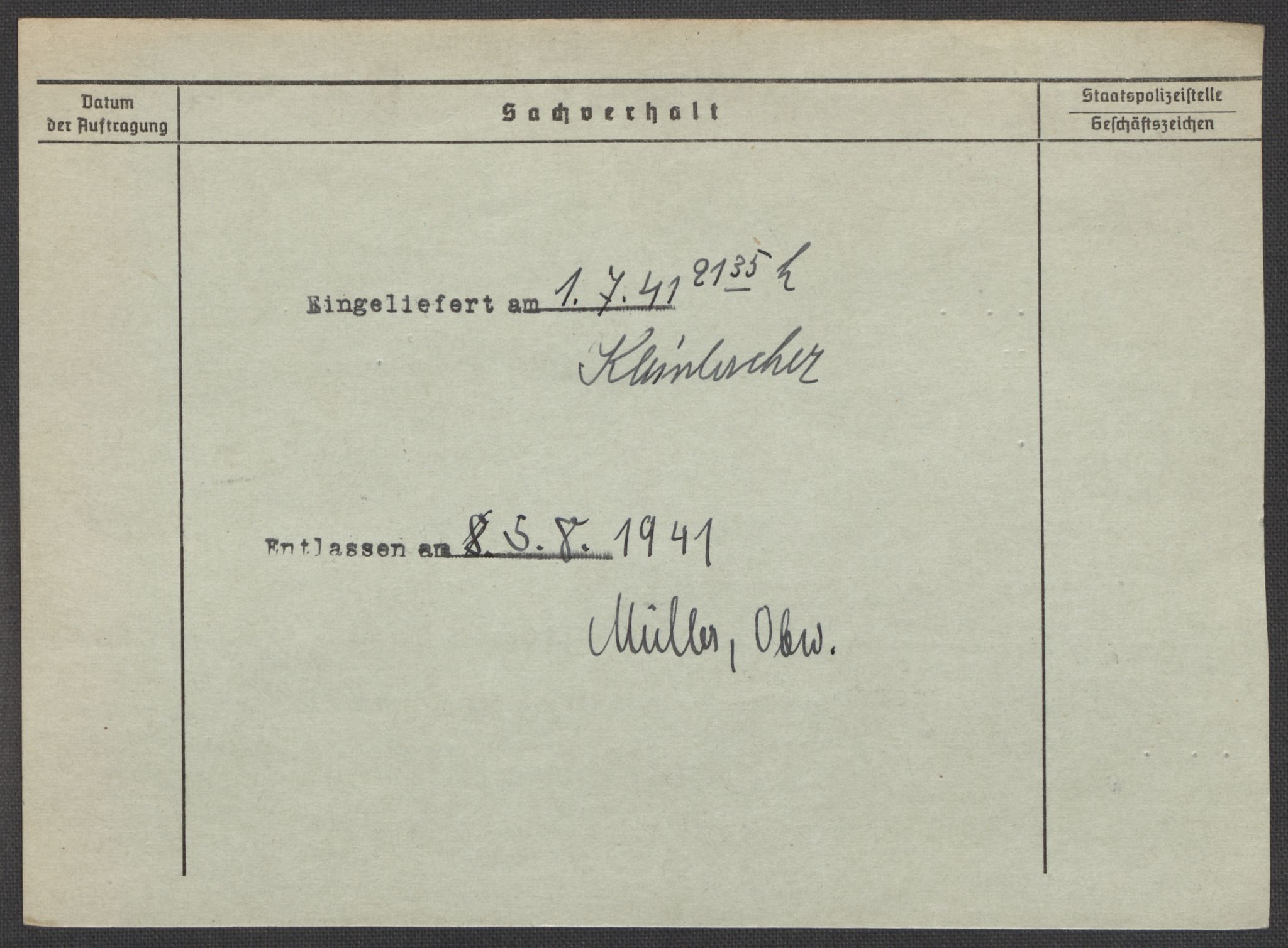 Befehlshaber der Sicherheitspolizei und des SD, AV/RA-RAFA-5969/E/Ea/Eaa/L0008: Register over norske fanger i Møllergata 19: Oelze-Ru, 1940-1945, p. 541