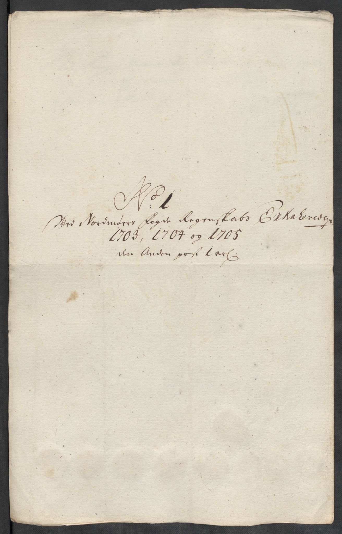 Rentekammeret inntil 1814, Reviderte regnskaper, Fogderegnskap, AV/RA-EA-4092/R56/L3741: Fogderegnskap Nordmøre, 1705, p. 256